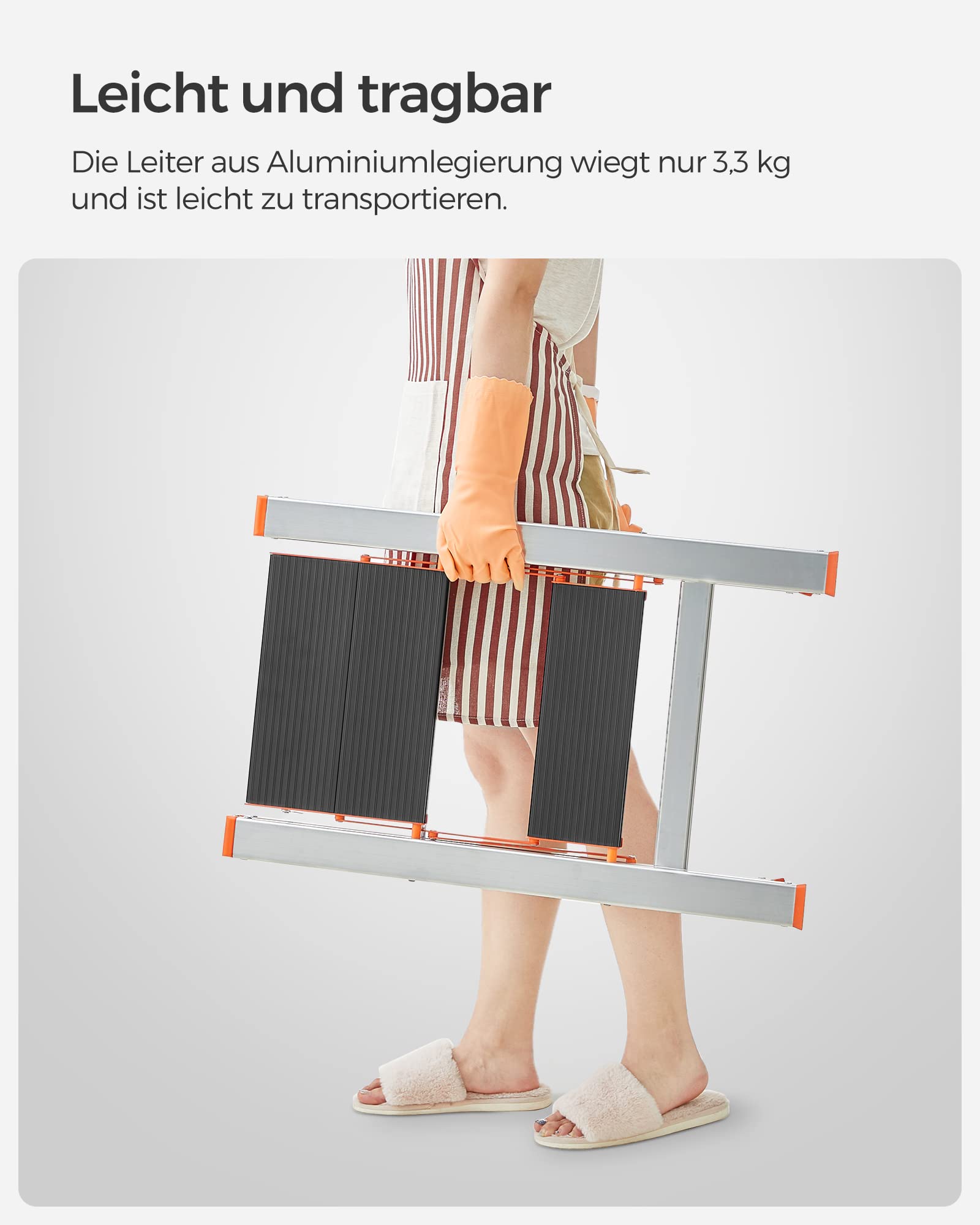 songmics-glt022b01-leiter-2-stufen-alu-klappbar-silber-bis-150-kg image 7