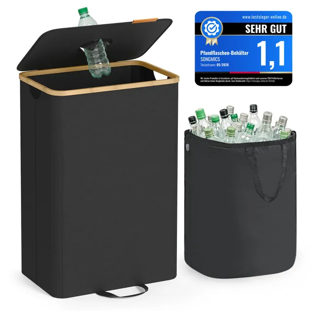 songmics-pfandflaschen-sammelbeh-lter-95-liter-flaschensammler-leergut image 1