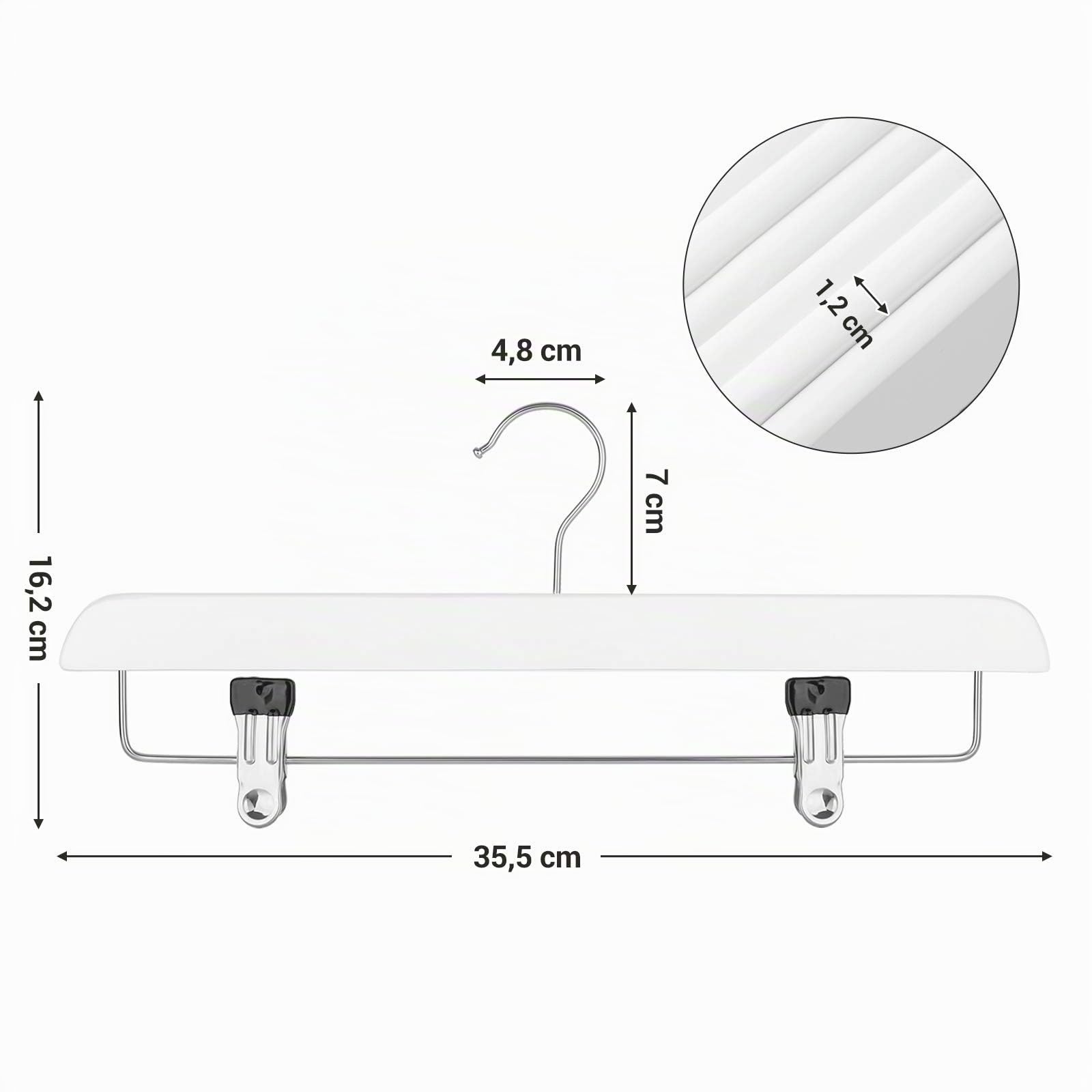 songmics-rockb-gel-hosenb-gel-holz-8er-set-wei image 5