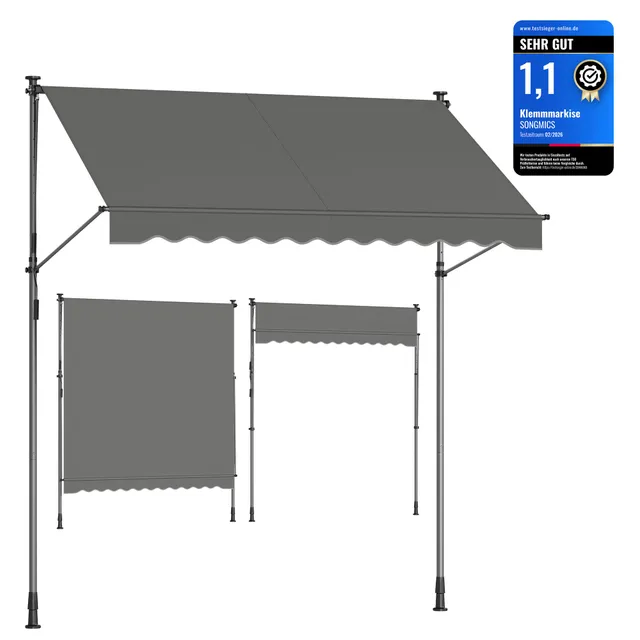 songmics-klemmmarkise-gsa252g02-250-x-120-cm-anthrazit image 1