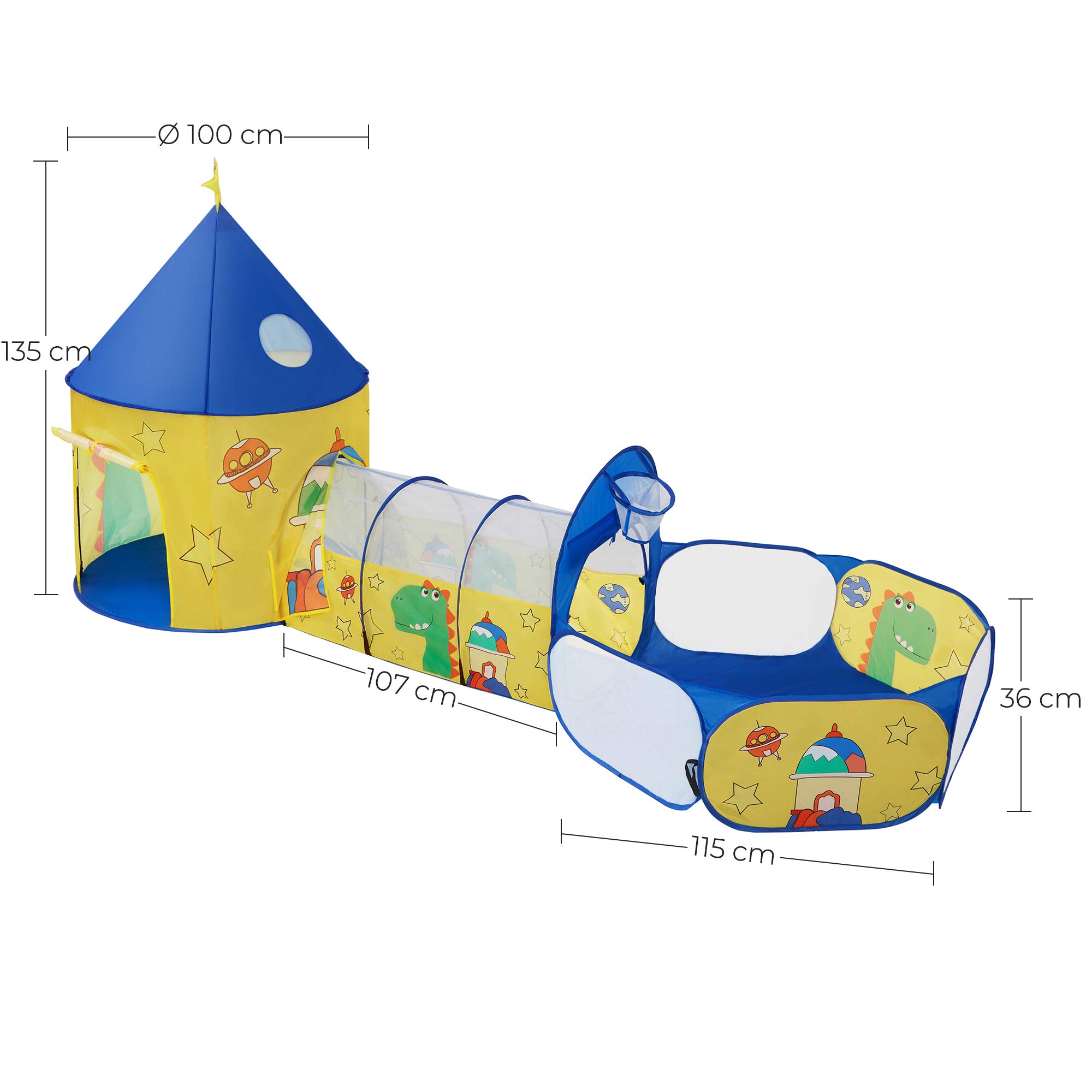 songmics-spielzelt-3-in-1-pop-up-zelt-mit-tunnel-und-b-llebad-inkl-basketballkor image 5