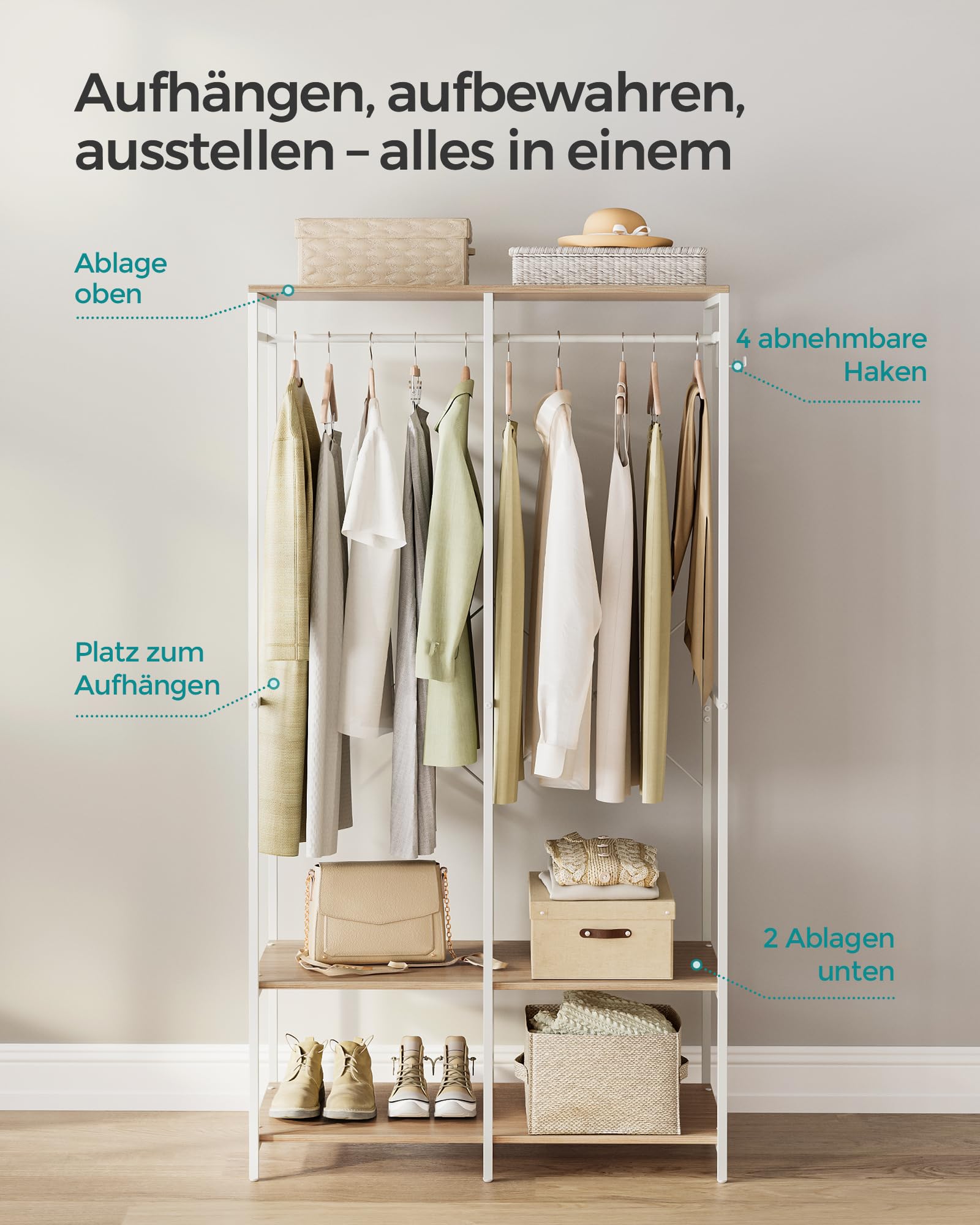 songmics-kleiderschrank-offen-94-5-x-40-x-180-cm-mit-kleiderstange image 4