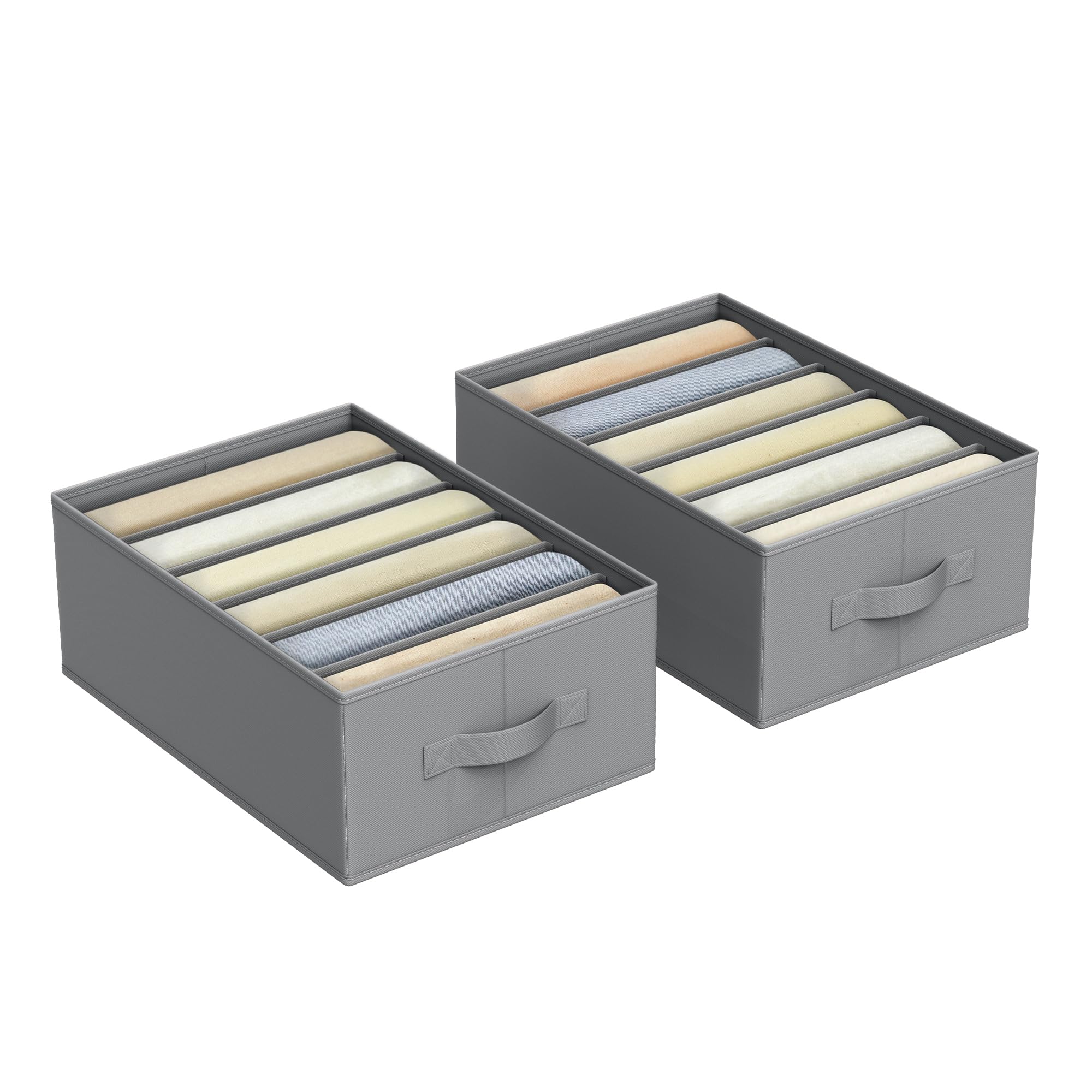 songmics-kleiderschrank-organizer-2er-set-rus009g02-taubengrau-6-f-cher-box-42-x image 1