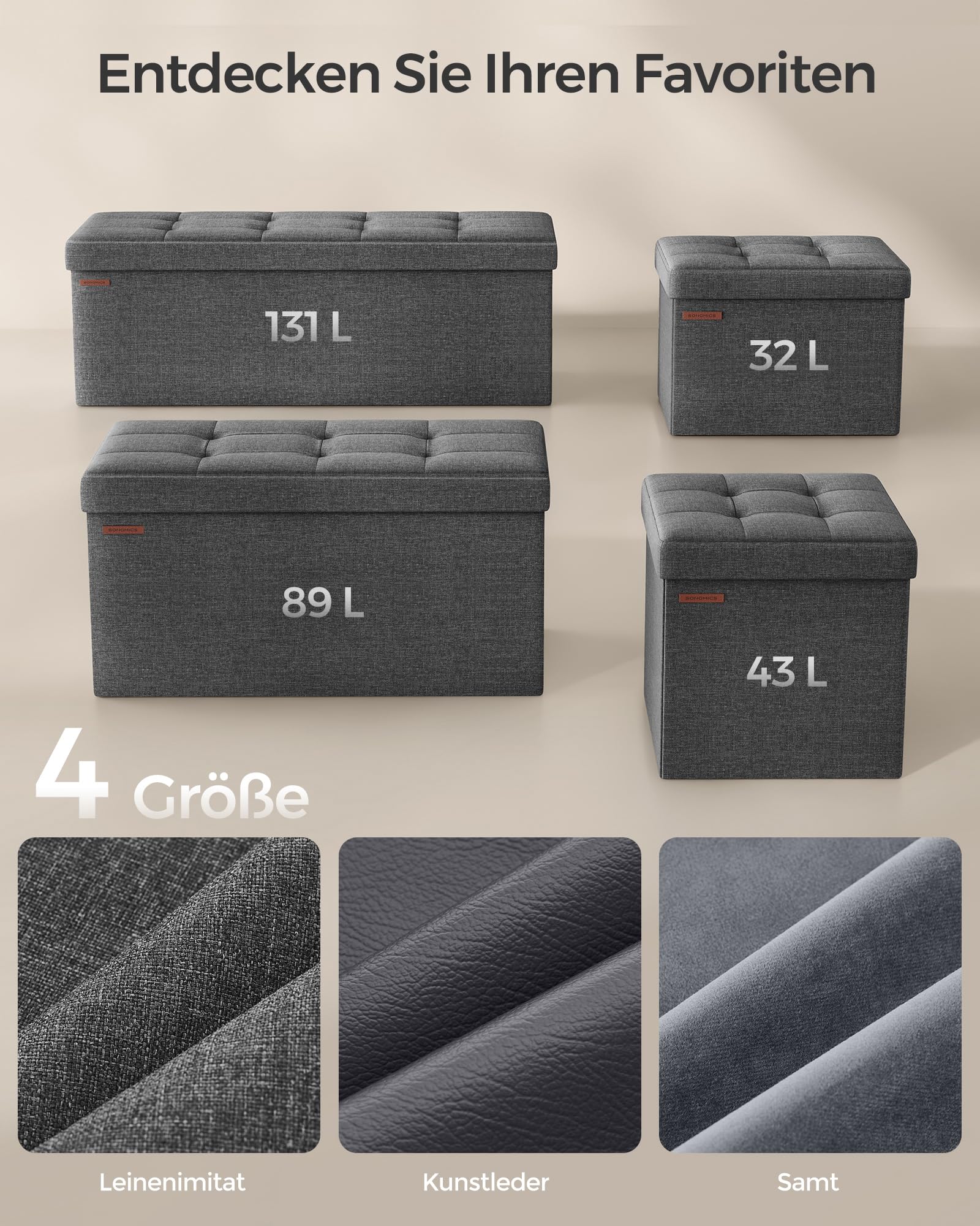 songmics-sitzhocker-mit-stauraum-lsf102g01-klappbare-sitzbank-31-x-41-cm-32-l-bi image 7