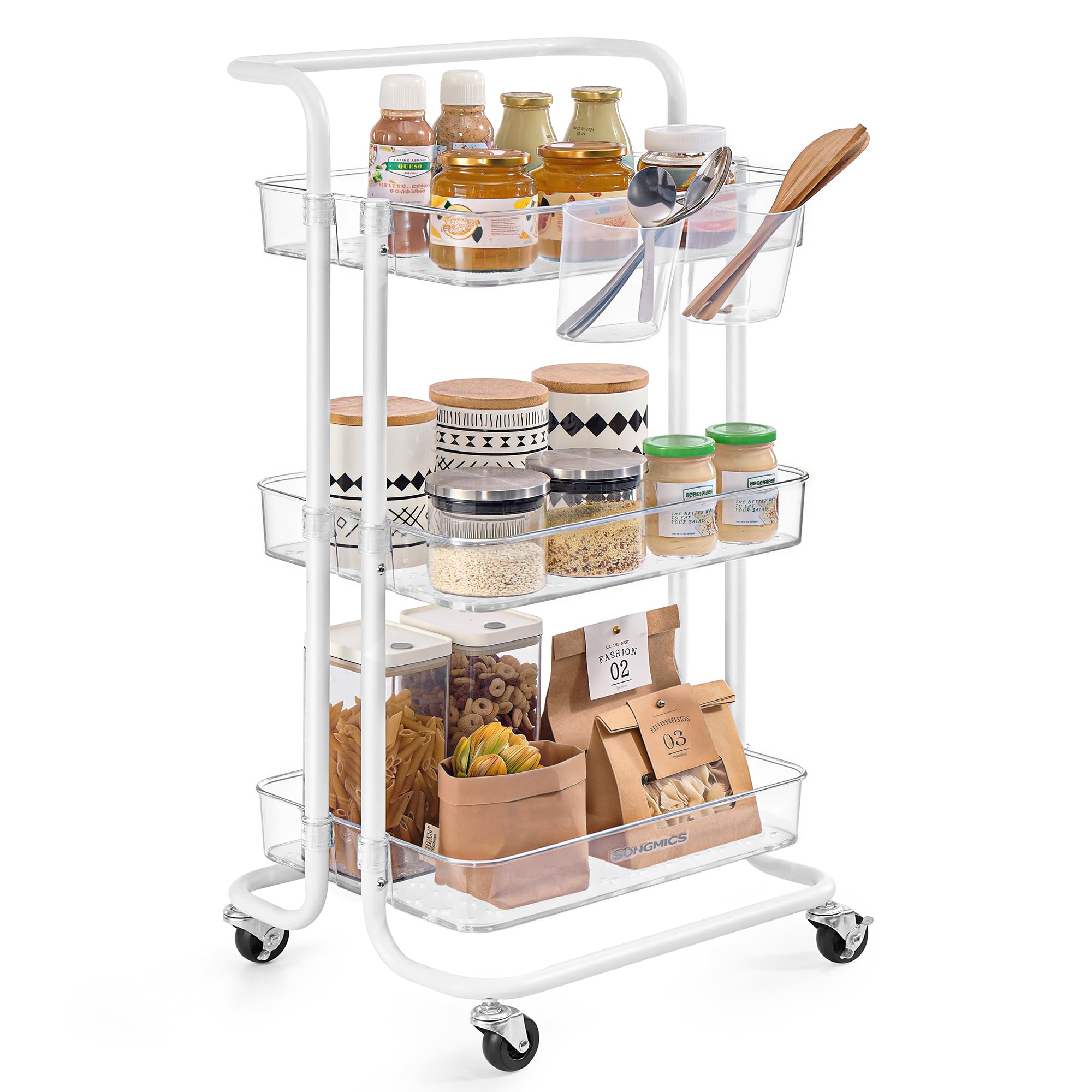 songmics-rollwagen-3-ebenen-bsc067w03-k-chenwagen-wei-transparent image 1