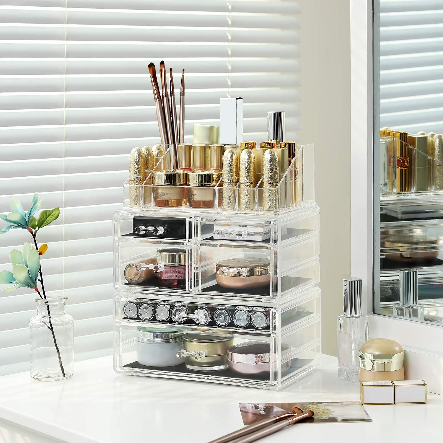 songmics-make-up-organizer-jka008tp-kosmetik-organizer-transparent image 3