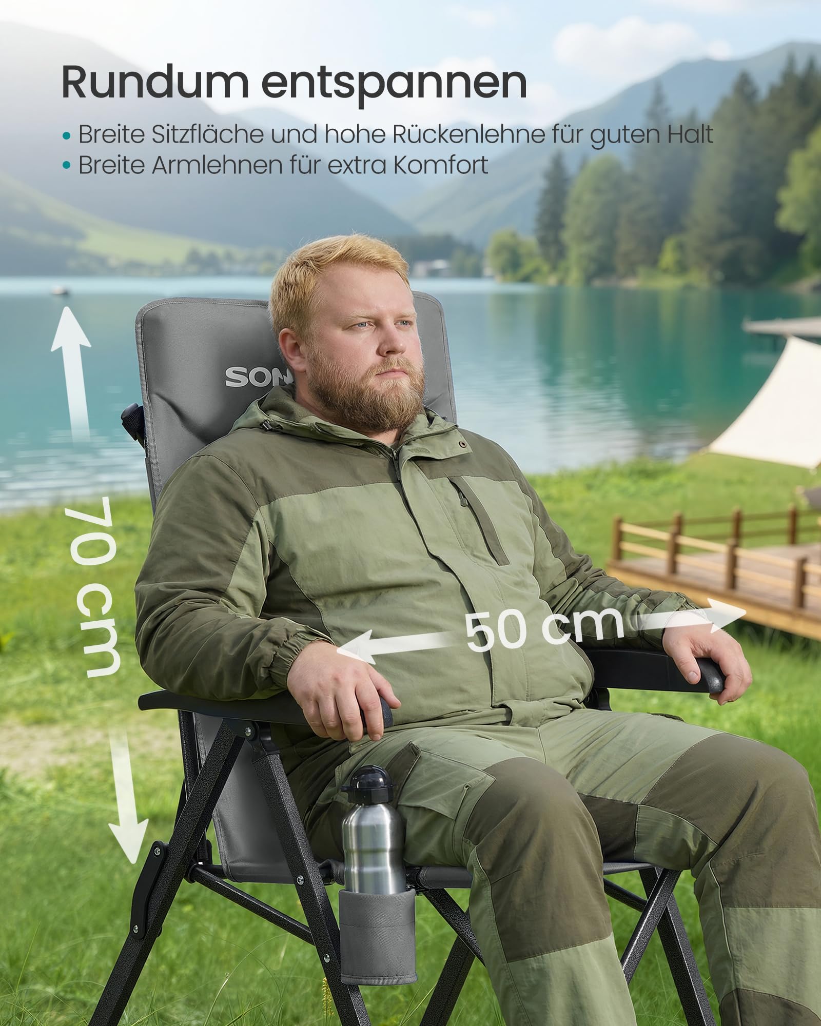 songmics-campingstuhl-faltbar-gcb015gz01-erwachsene-95-150-verstellbar-grau image 6