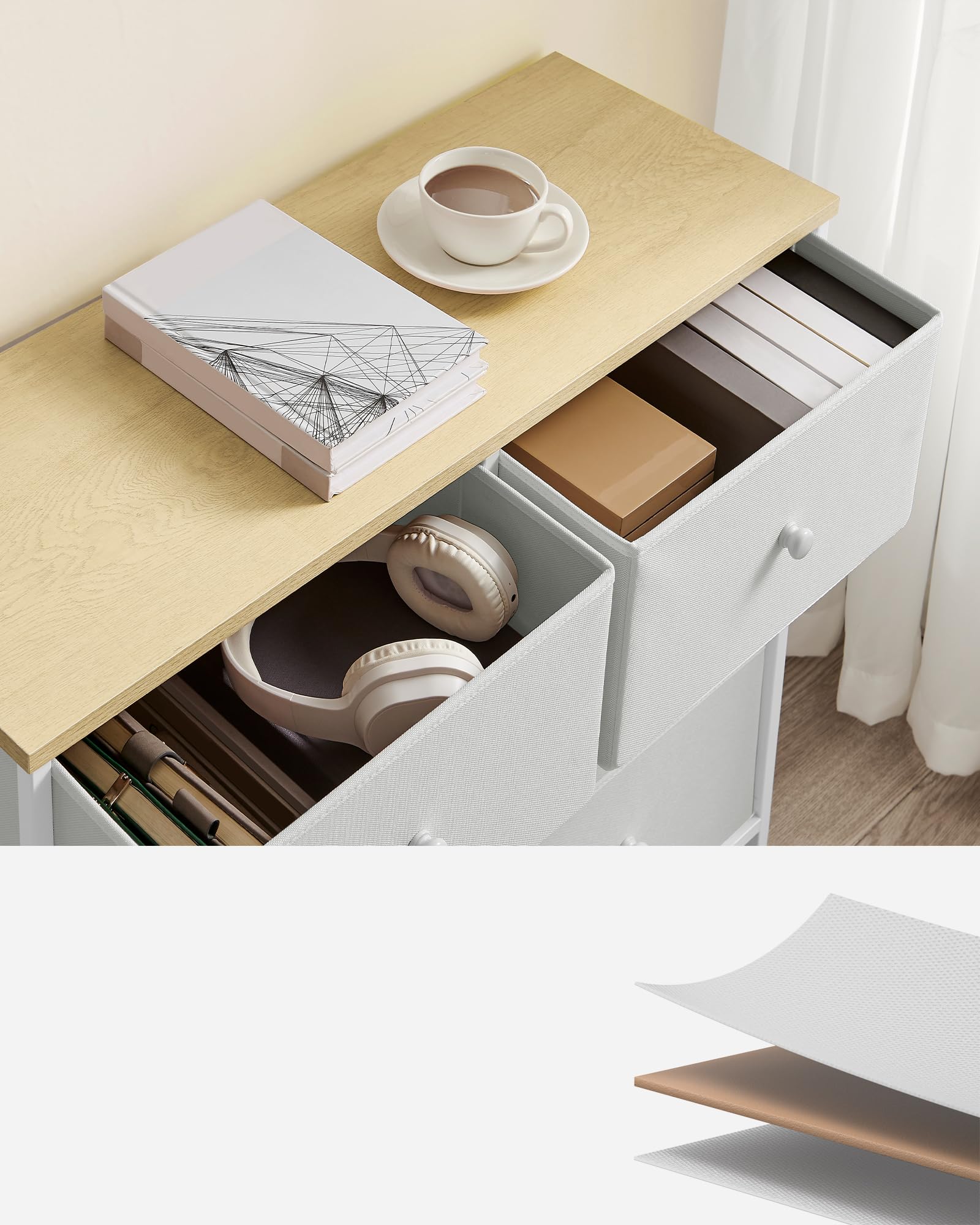 songmics-kommode-6-stoffschubladen-cremewei-eichenfarben-lts323w57 image 6