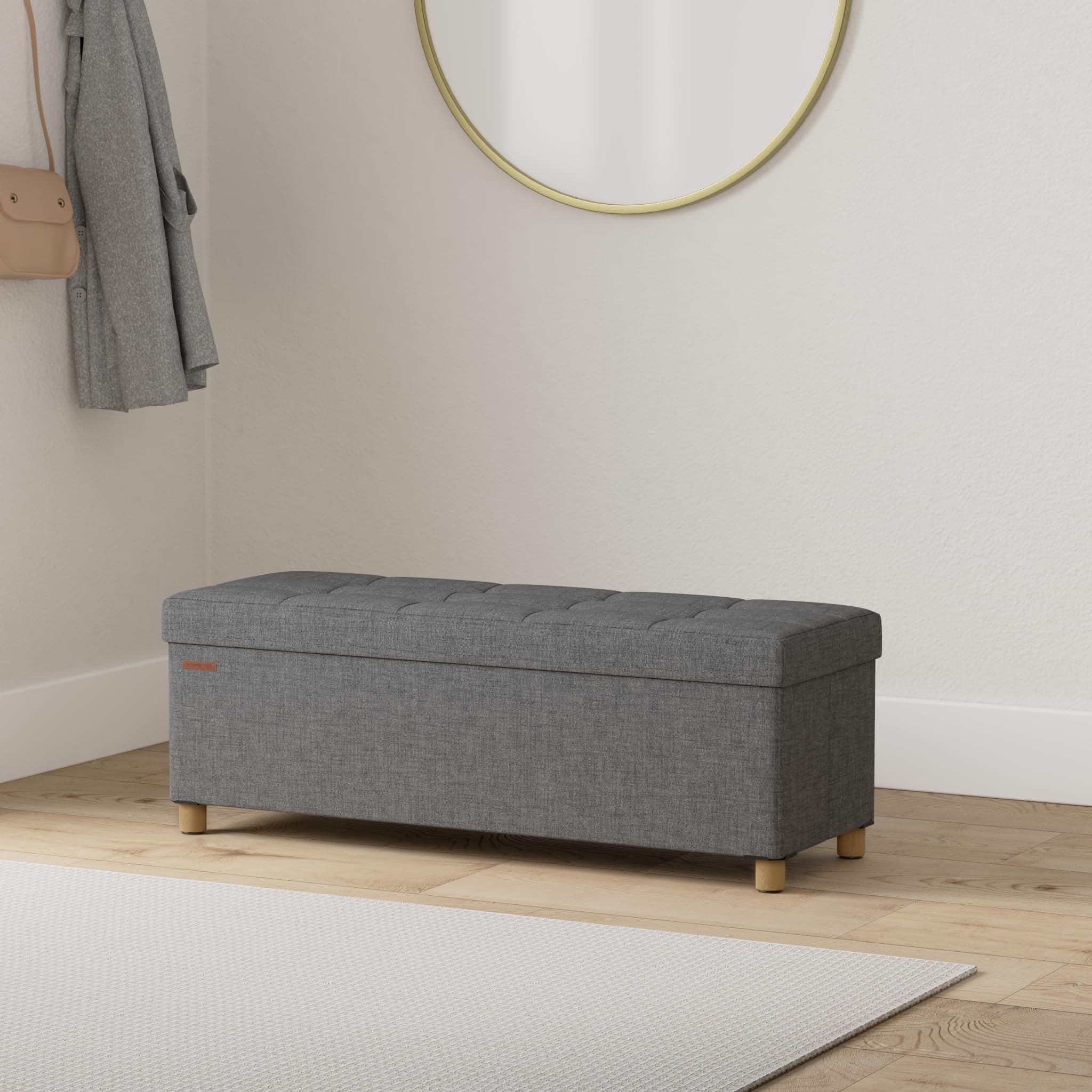 songmics-sitzhocker-mit-stauraum-110-cm-300-kg-leinenimitat image 2