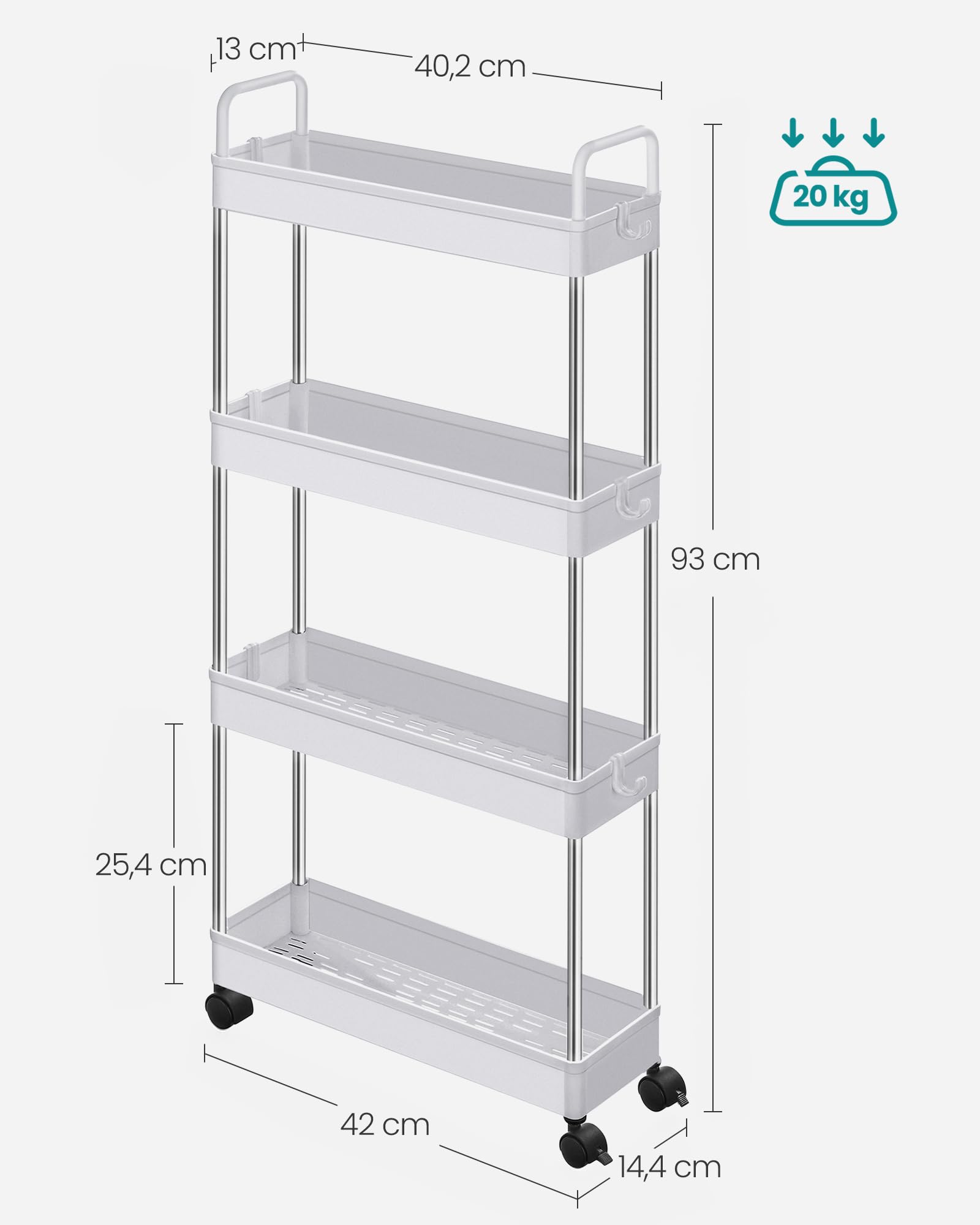 songmics-ksc018w01-k-chenwagen-4-ebenen-40x13-5x93-cm-wei image 5