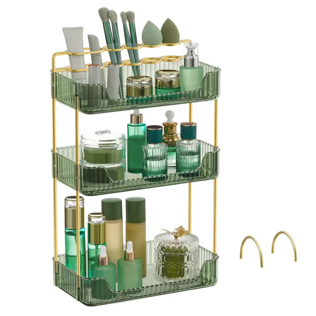 songmics-jka013c01-make-up-organizer-3-ebenen-hellgr-n image 1