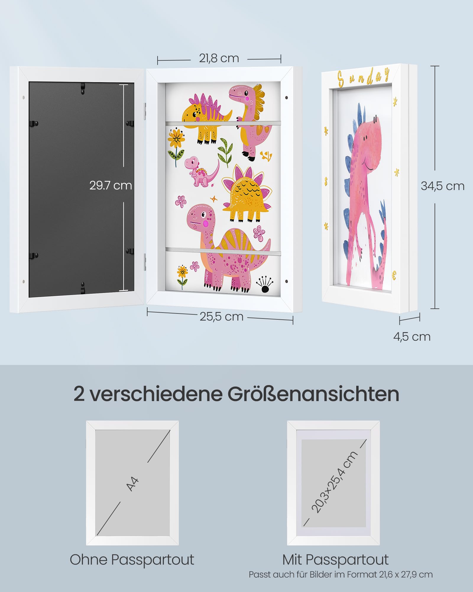 songmics-bilderrahmen-2er-set-a4-rpf052w02-mattwei-kinder-kunstrahmen-mit-aufbew image 6