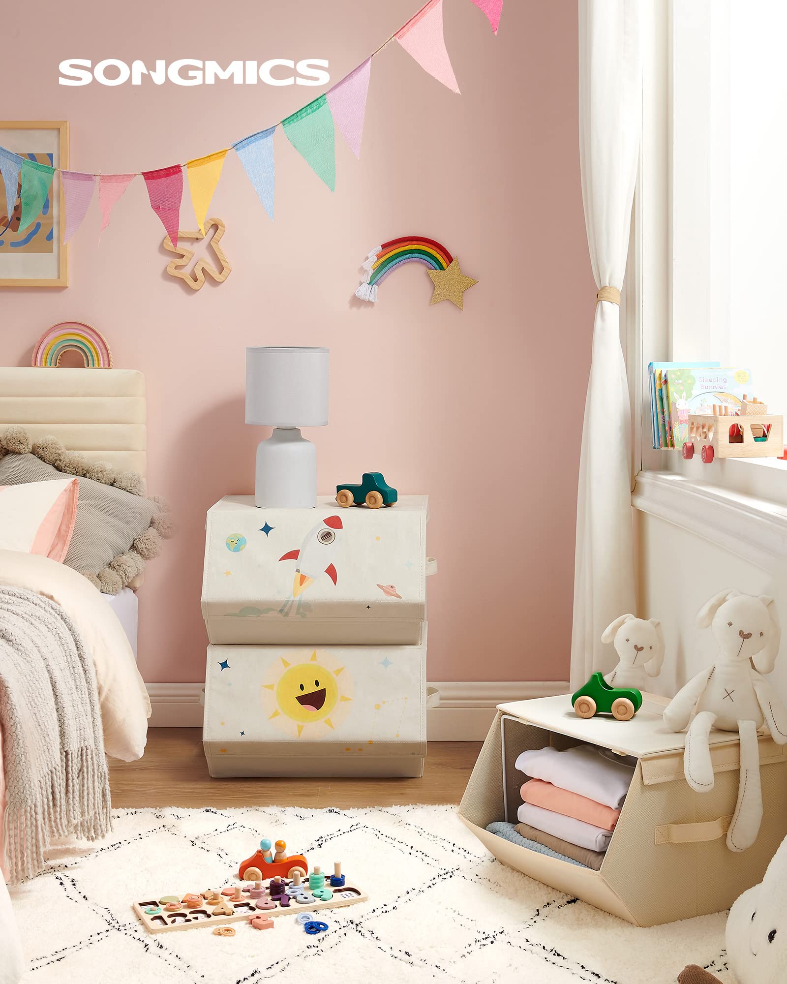 songmics-aufbewahrungsbox-kinder-rlb700m01-3er-set-weltraum-beige image 2