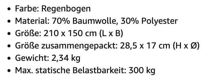 Ideal zum Campen