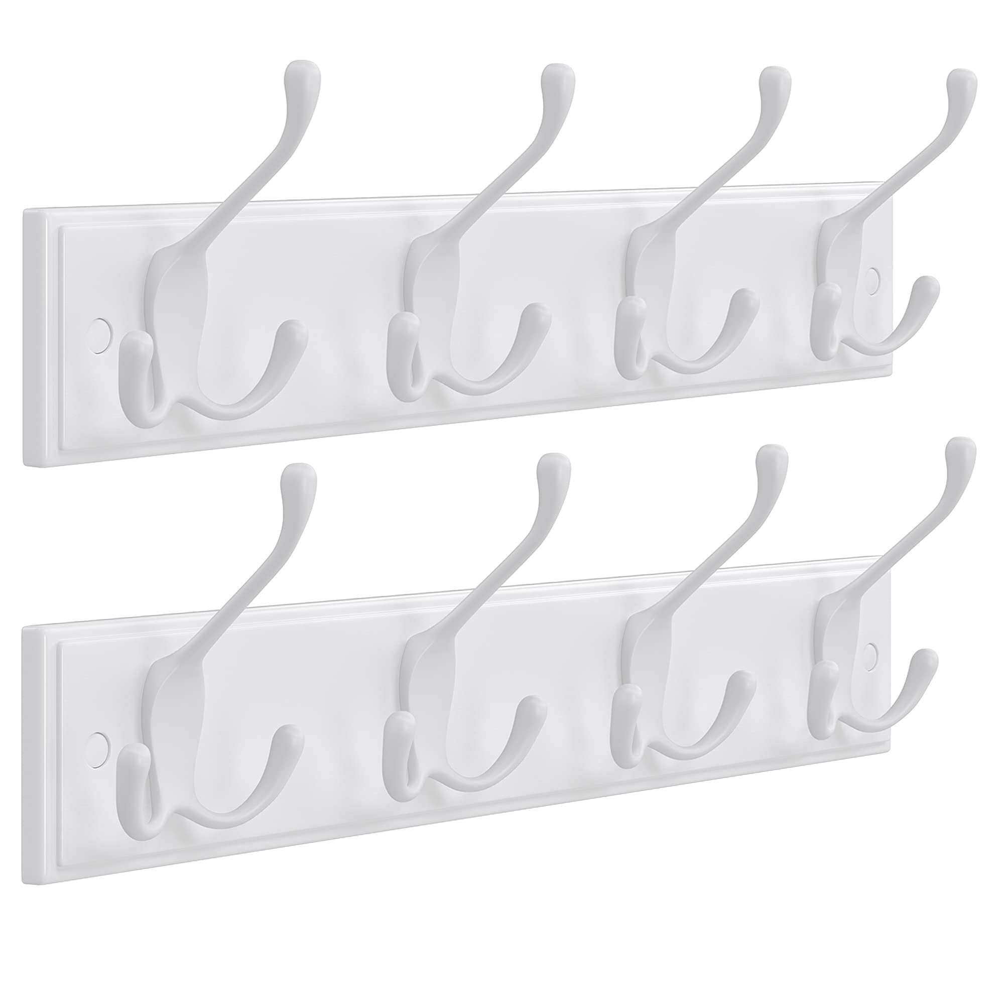 songmics-wandgarderobe-lhr30wt-garderobenleiste-mit-4-dreifach-haken-hellwarmwei image 8