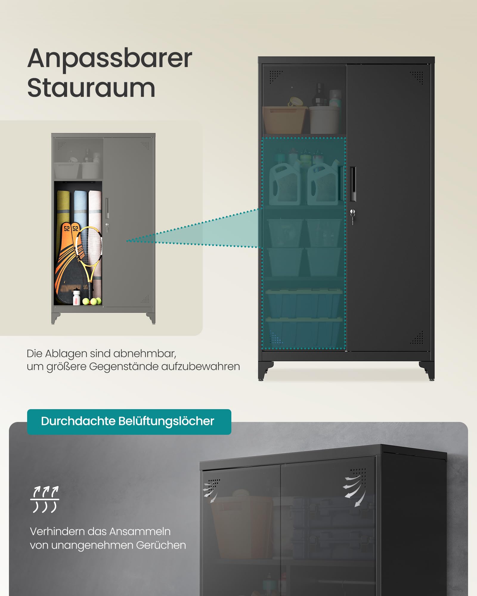 songmics-omc018bd01-mehrzweckschrank-mattschwarz-80-x-40-x-165-cm-abschlie-bar image 5