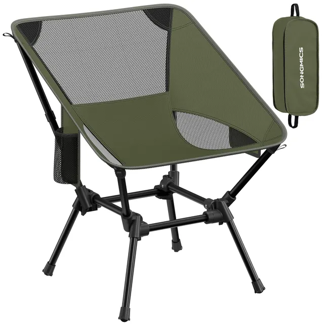 songmics-campingstuhl-klappbar-h-henverstellbar-stahl-bis-150-kg-mit-2-seitentas image 1