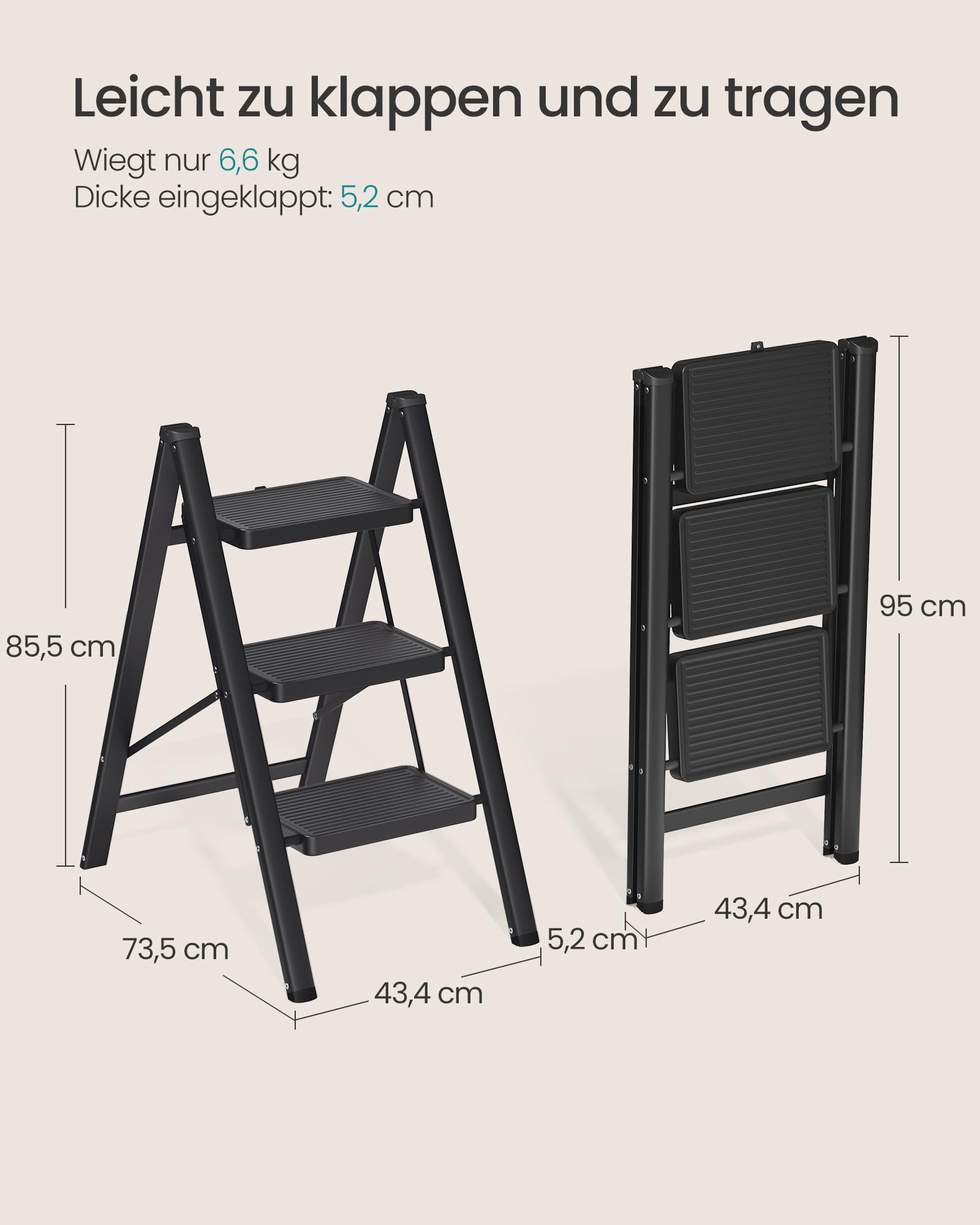 songmics-trittleiter-klappbar-3-stufen-stahl-schwarz-150-kg-gsl103bz01 image 6