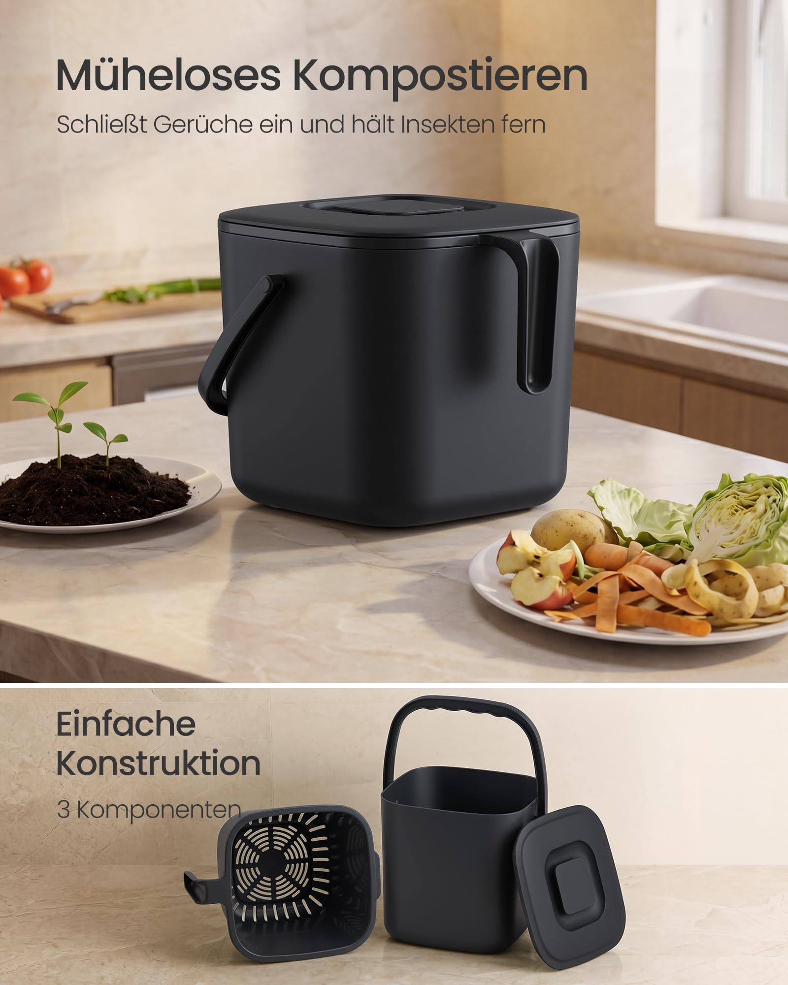 songmics-biom-lleimer-k-che-7-l-mit-deckel-abtropfkorb-und-tragegriff-schwarz image 3