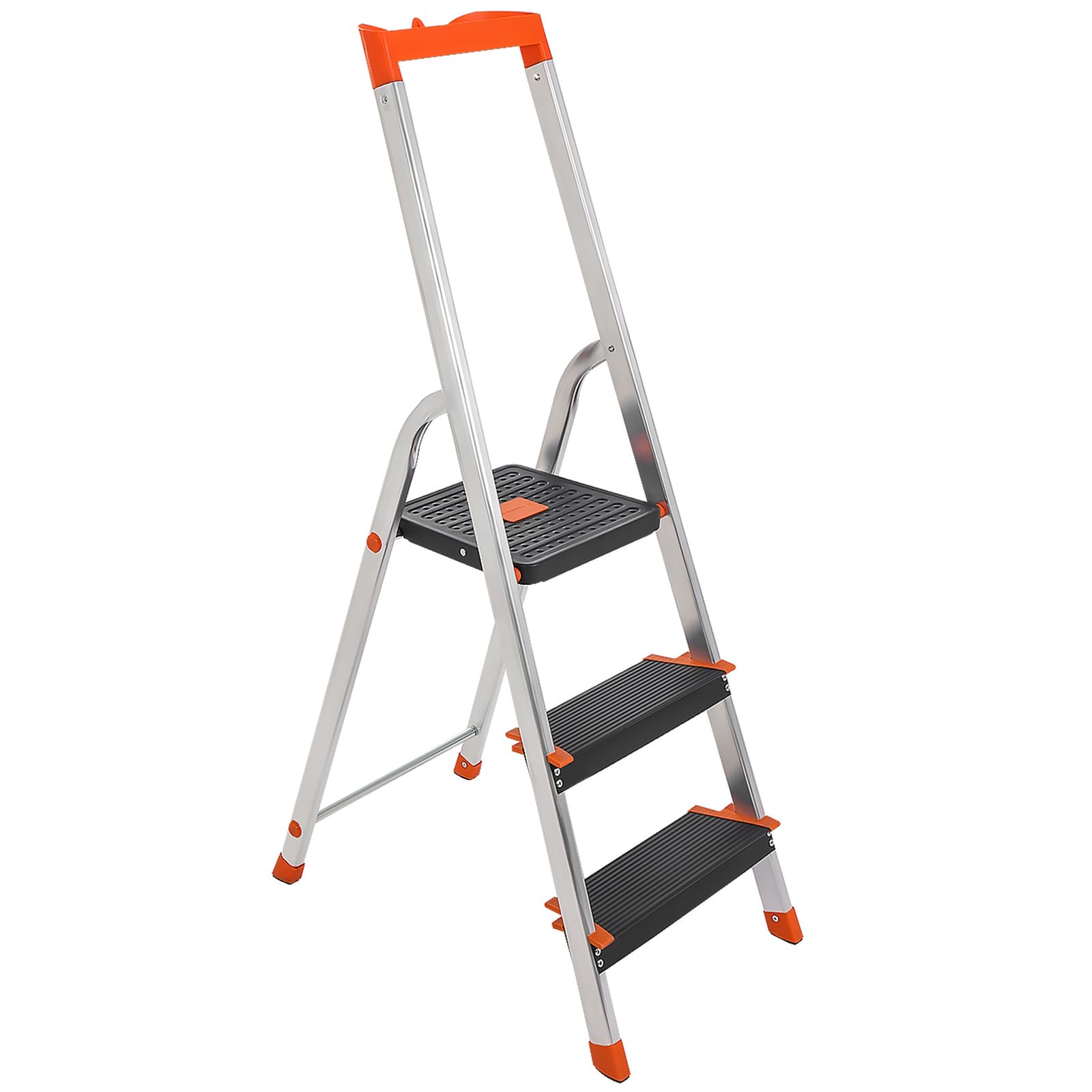 songmics-leiter-5-stufen-glt05bk-alu-schwarz-orange-150-kg image 8