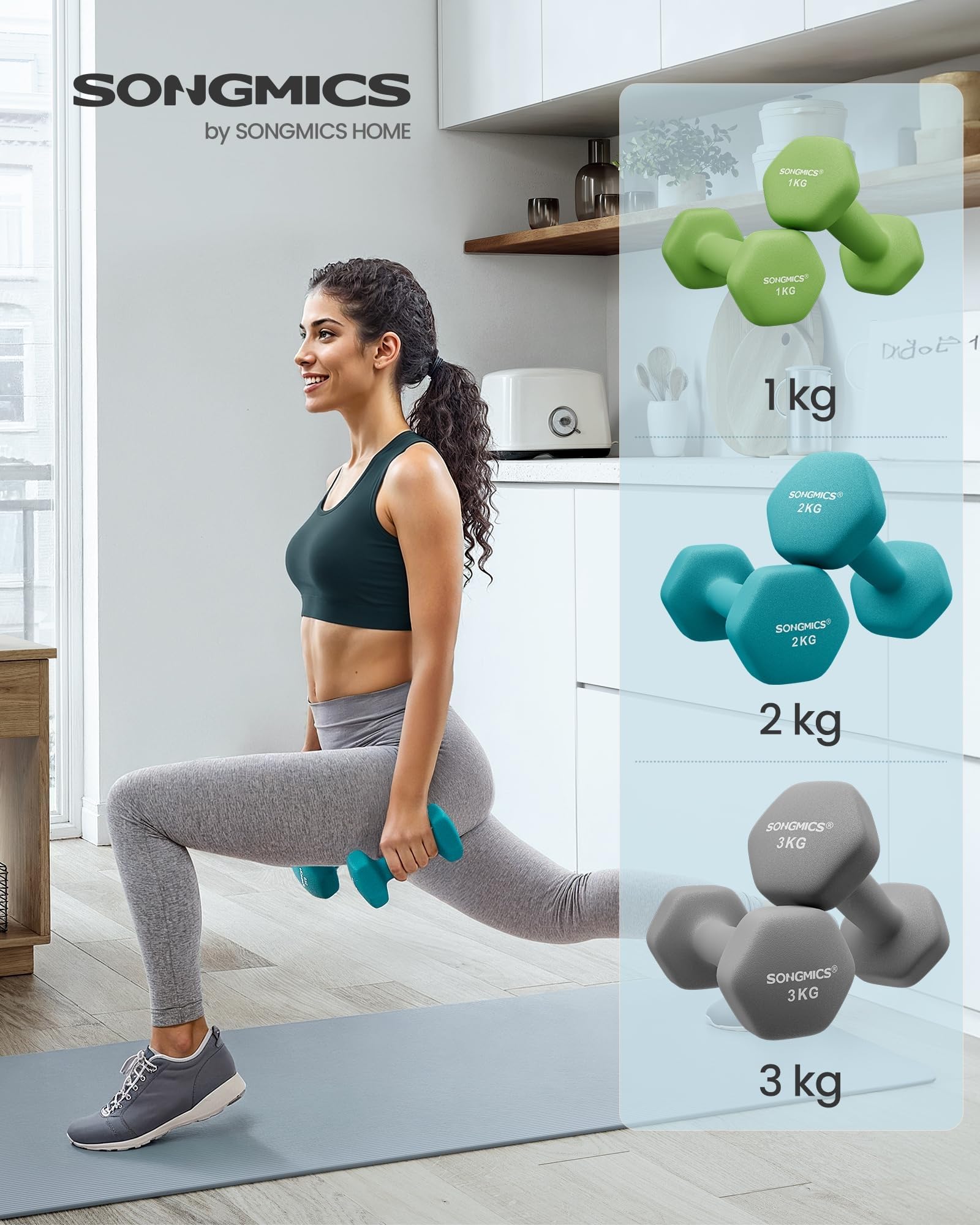 songmics-hantel-set-3-paar-1-kg-2-kg-3-kg-kurzhanteln-mit-ablagest-nder image 2