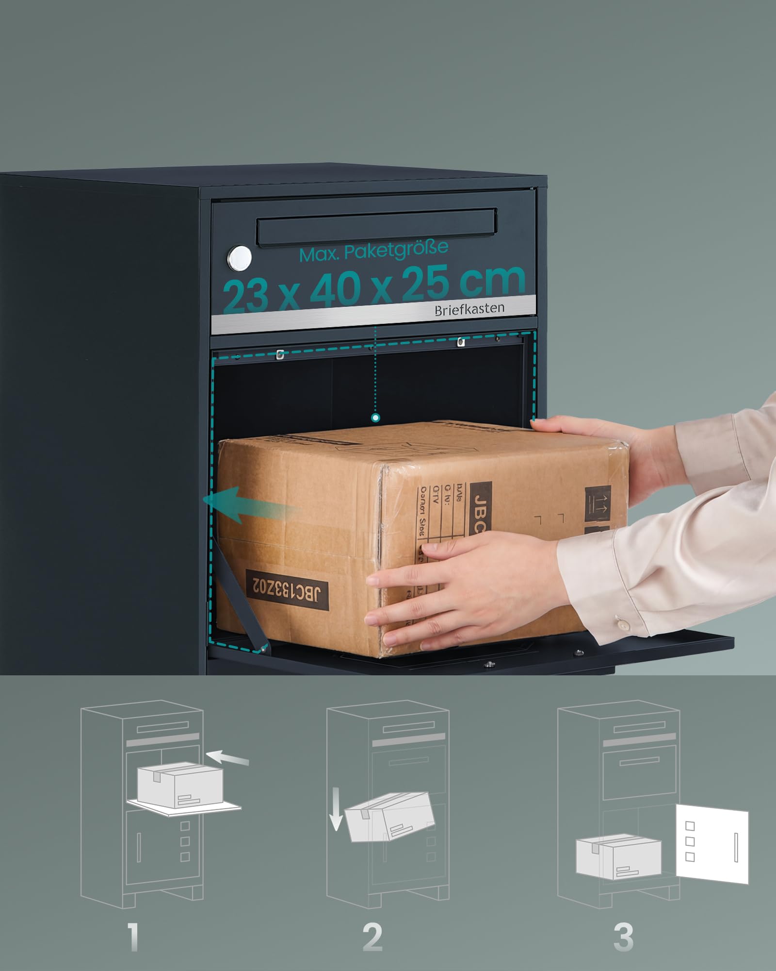 songmics-paketbox-mit-briefkasten-personalisierbar-stahl-55-l image 4