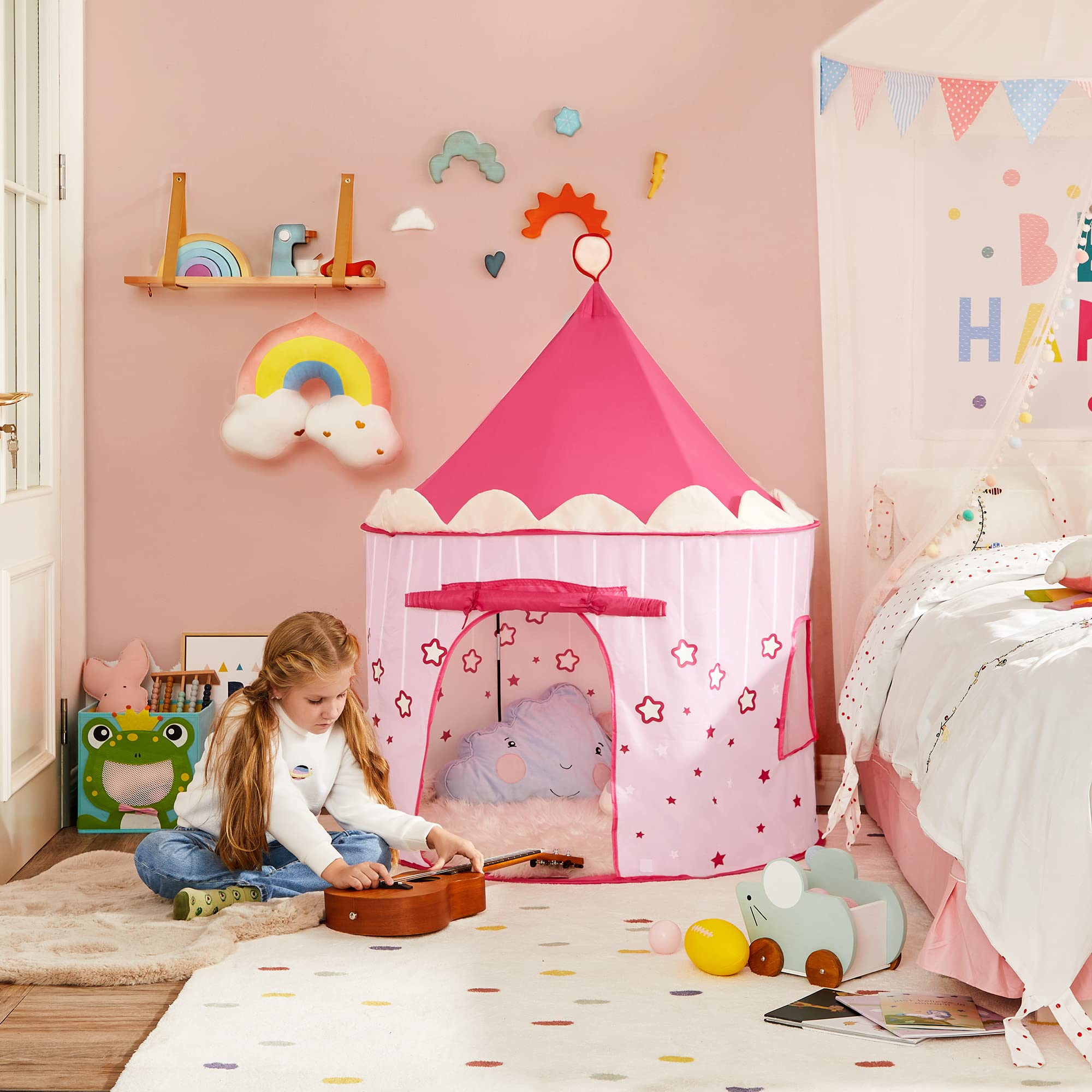 songmics-spielzelt-prinzessinnenschloss-lpt01pk-pink-101x135-cm image 3