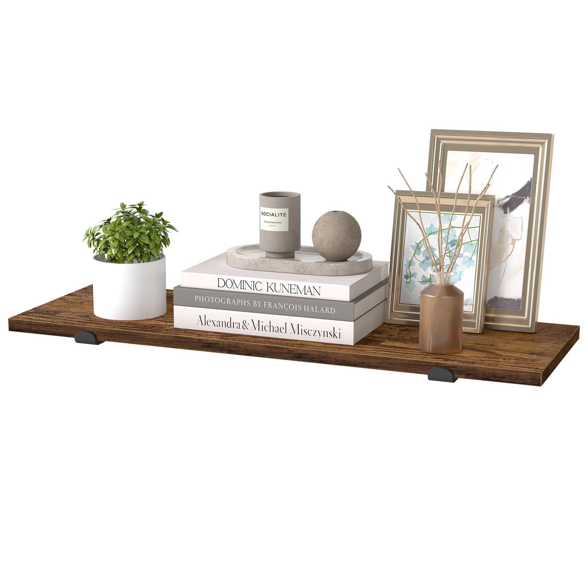 songmics-wandregale-lws04nb-2er-set-schweberegale-60-x-20-x-7-cm-braun-schwarz image 8