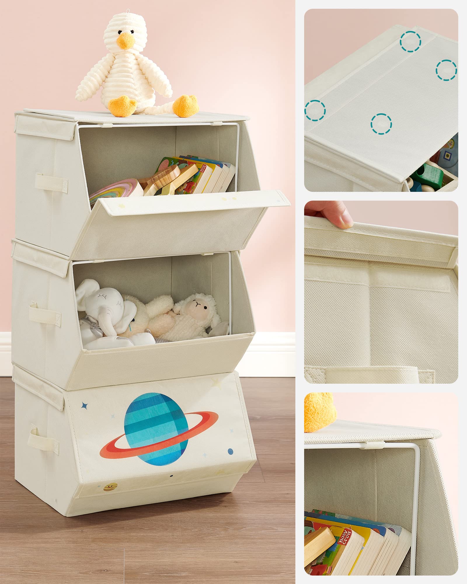 songmics-aufbewahrungsbox-kinder-rlb700m01-3er-set-weltraum-beige image 4