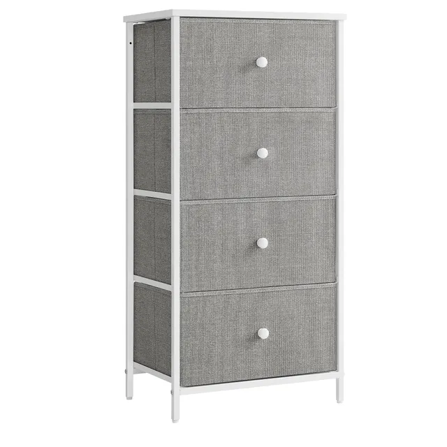 songmics-kommode-lts314l10-mit-4-stoff-schubladen-taubengrau-cremewei image 1
