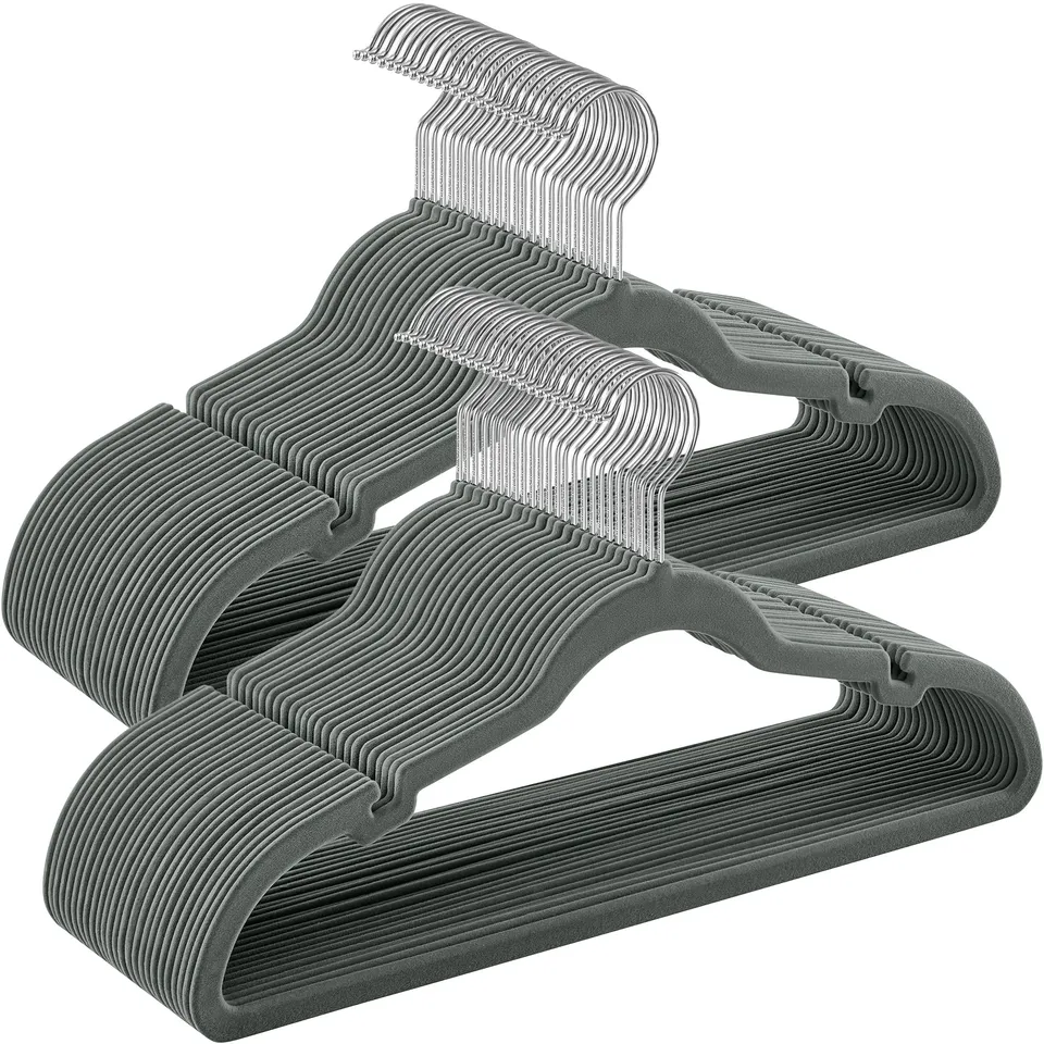 songmics-kleiderb-gel-samt-crf029g05-50er-set-grau-43-cm-0-6-cm-mit-360-haken image 1