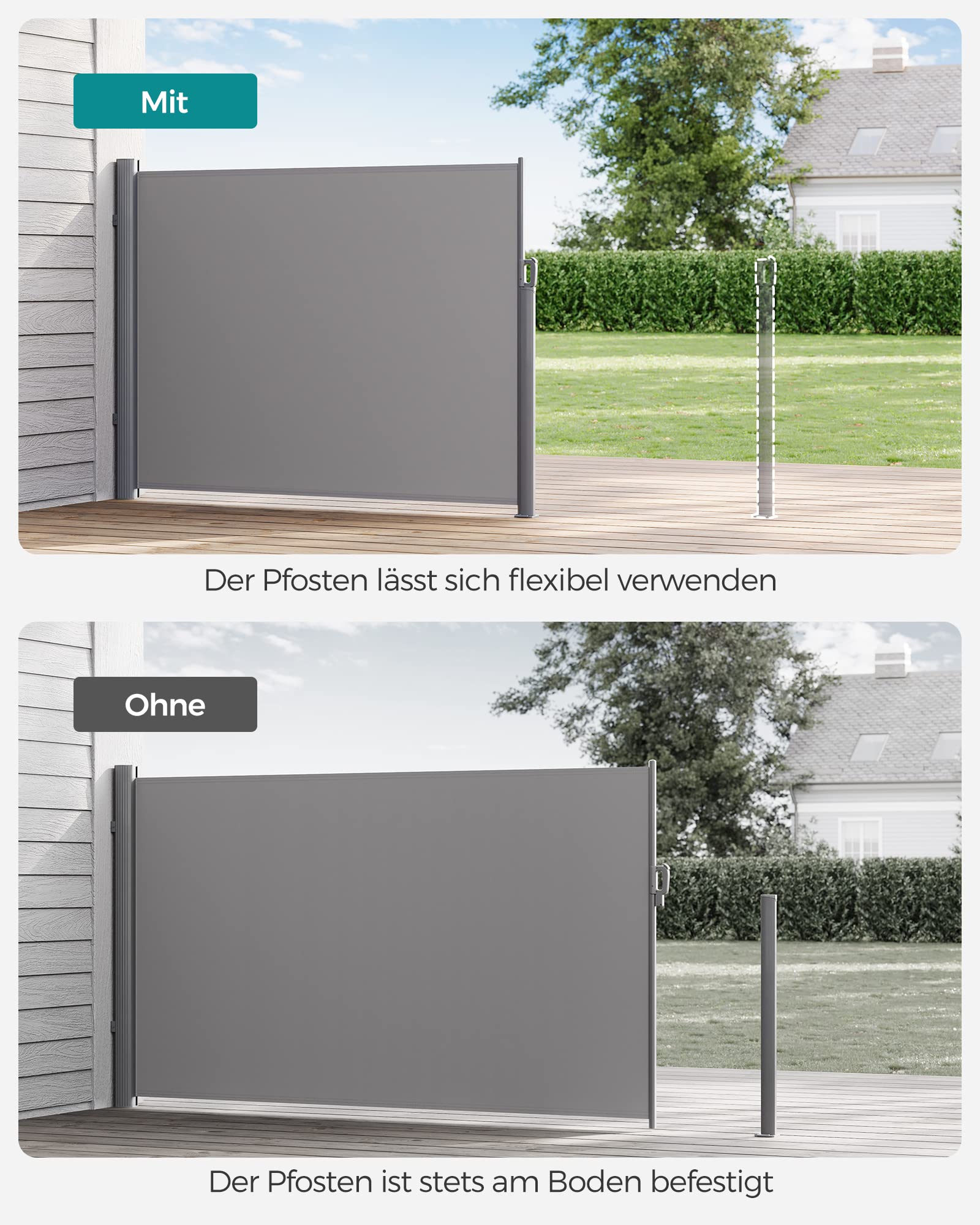 songmics-bodenhalterung-gsa004-f-r-seitenmarkisen-pfosten-metall-grau-mit-deckel image 4