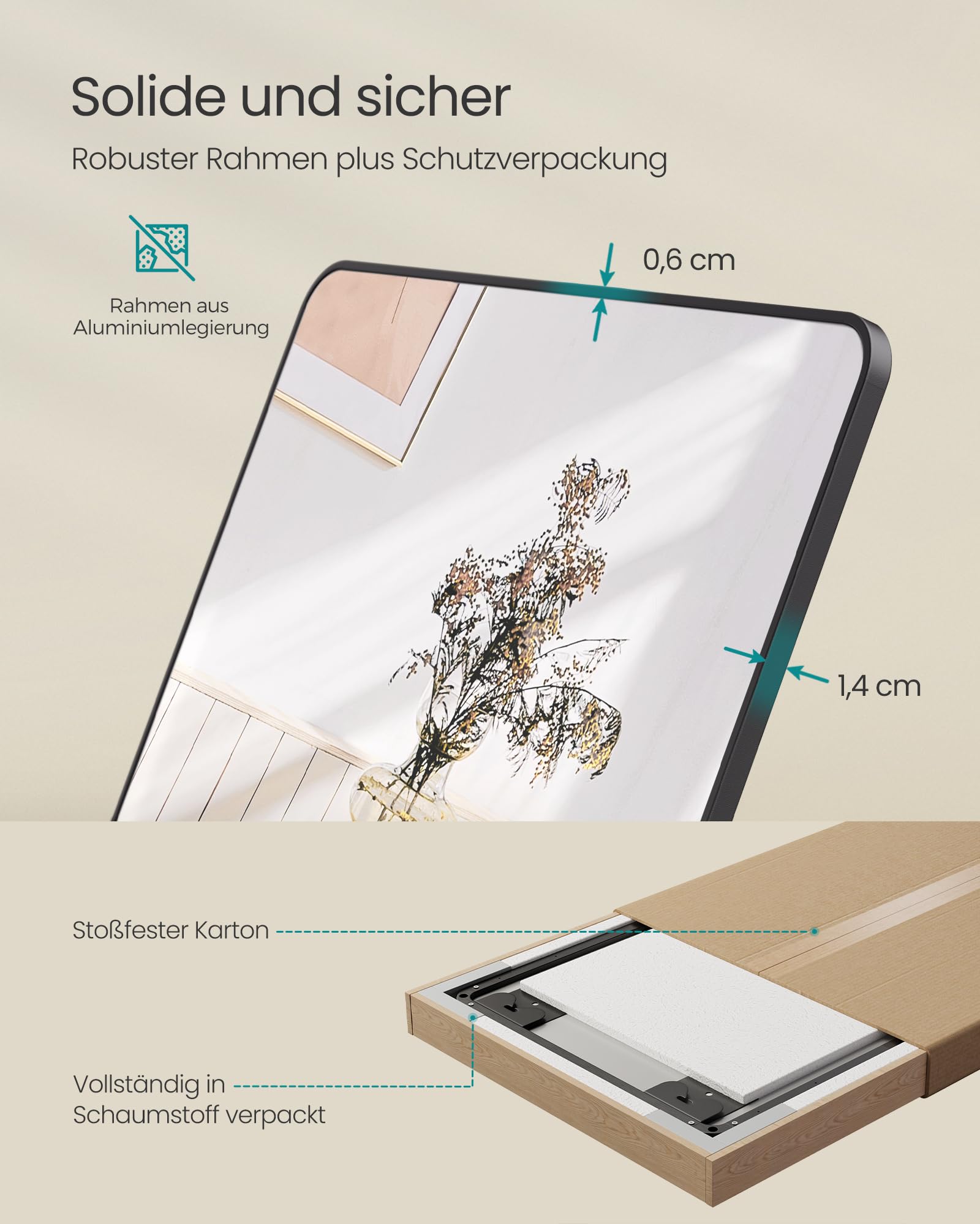 songmics-ganzk-rperspiegel-lfm032b01-120-x-40-cm-aluminiumrahmen-tintenschwarz image 6