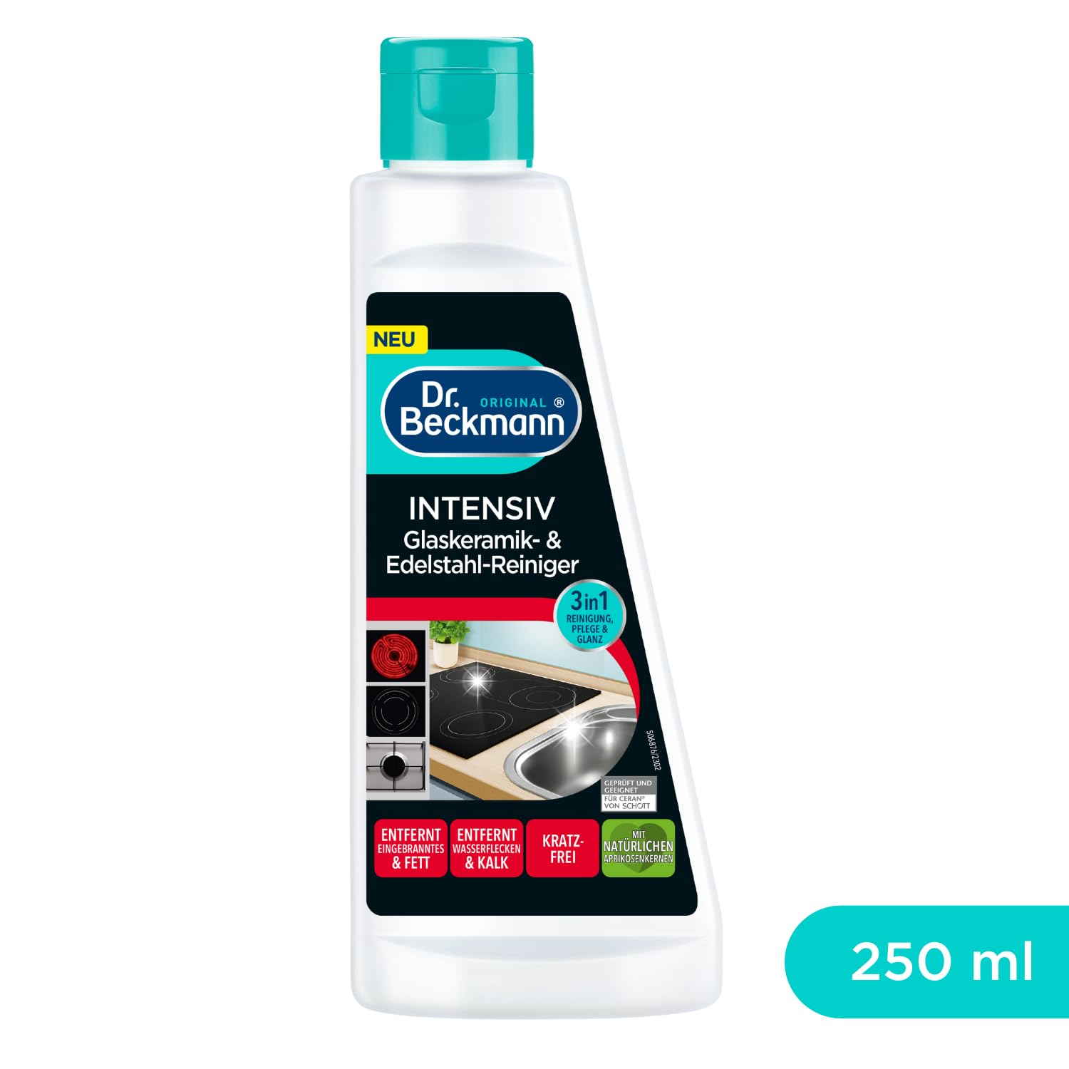 dr-beckmann-intensiv-glaskeramik-edelstahl-reiniger-250-ml-3in1 image 3