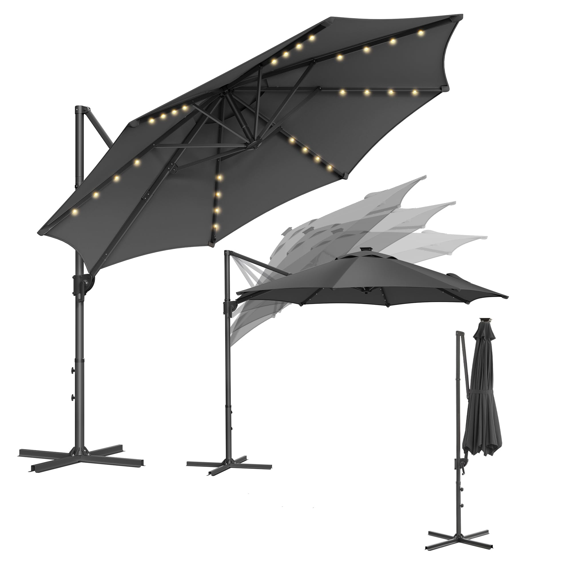 songmics-ampelschirm-300-cm-gpu047g02-grau-sonnenschirm-mit-28-solar-led-upf-50- image 1