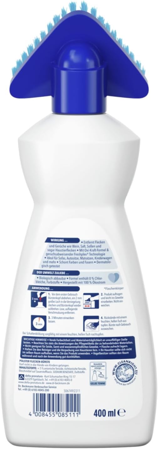 dr-beckmann-polster-flecken-b-rste-400-ml-polsterreiniger-mit-b-rstenapplikator image 2