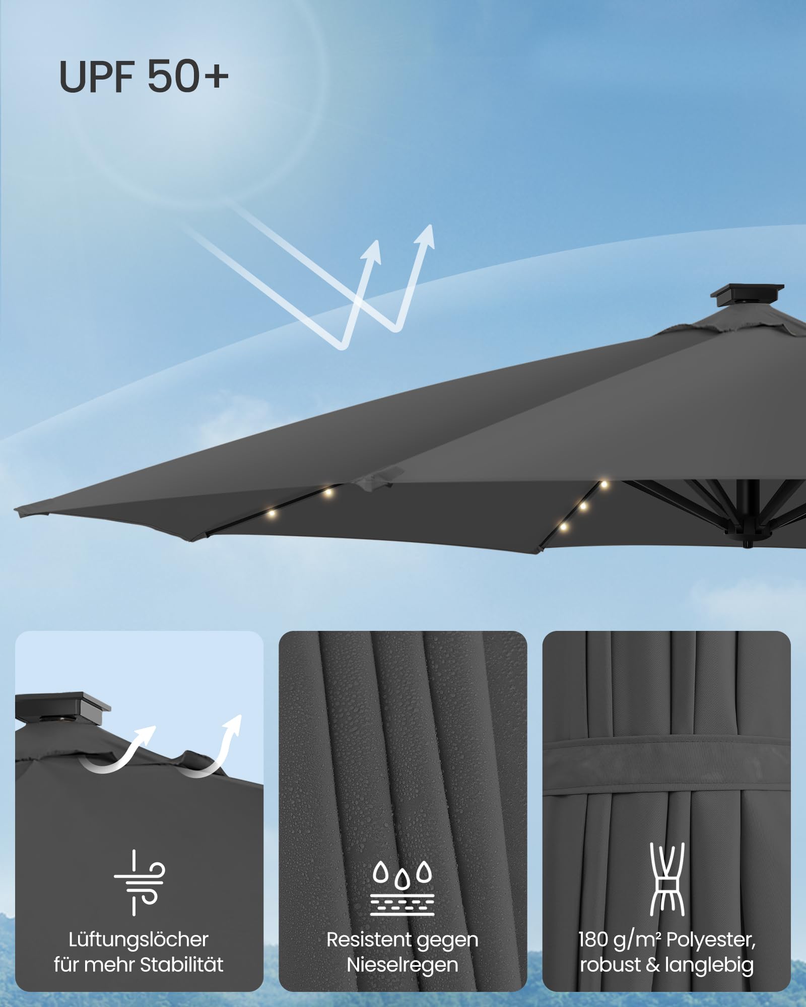 songmics-ampelschirm-300-cm-gpu047g02-grau-sonnenschirm-mit-28-solar-led-upf-50- image 5