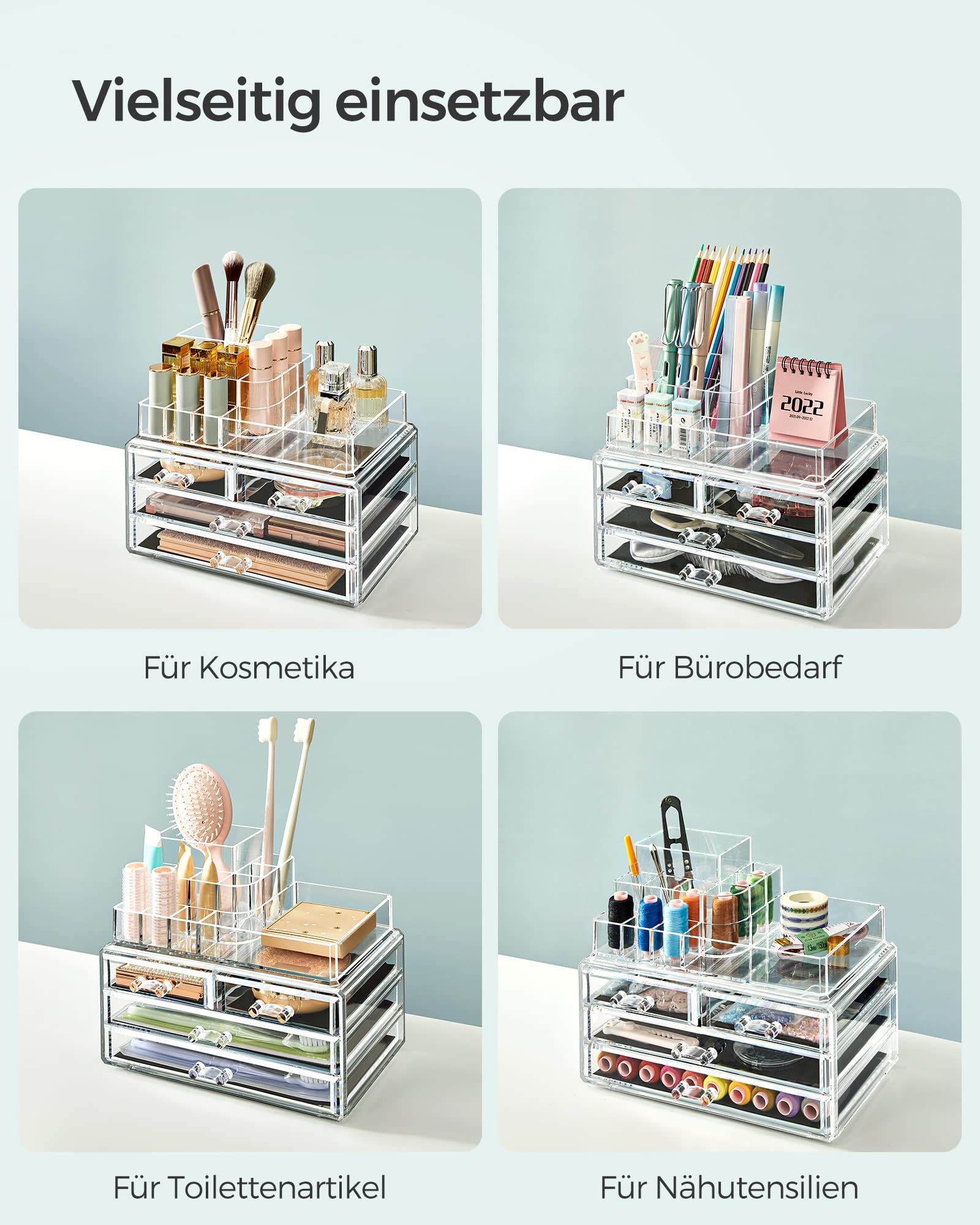songmics-make-up-organizer-jka001tp-transparent-mit-4-schubladen image 8