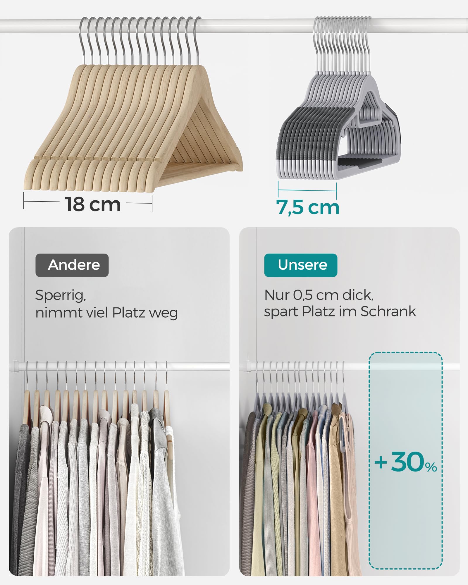 songmics-kleiderb-gel-kunststoff-50er-set-42-cm-hellgrau-dunkelgrau-crp20g50 image 6