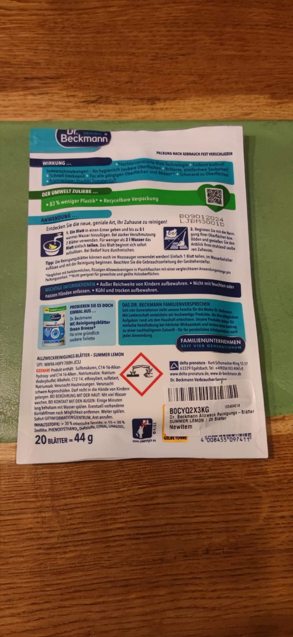 Streifenfrei auf Fliesen