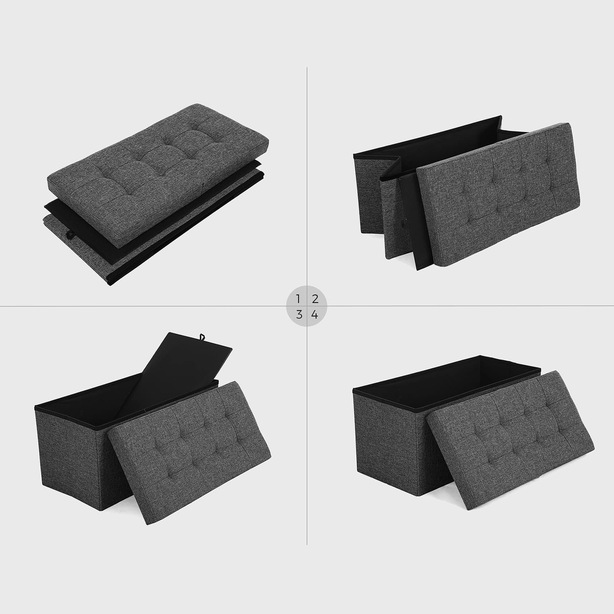 songmics-lsf46gyz-sitzbank-mit-stauraum-76-cm-schiefergrau-300-kg image 6