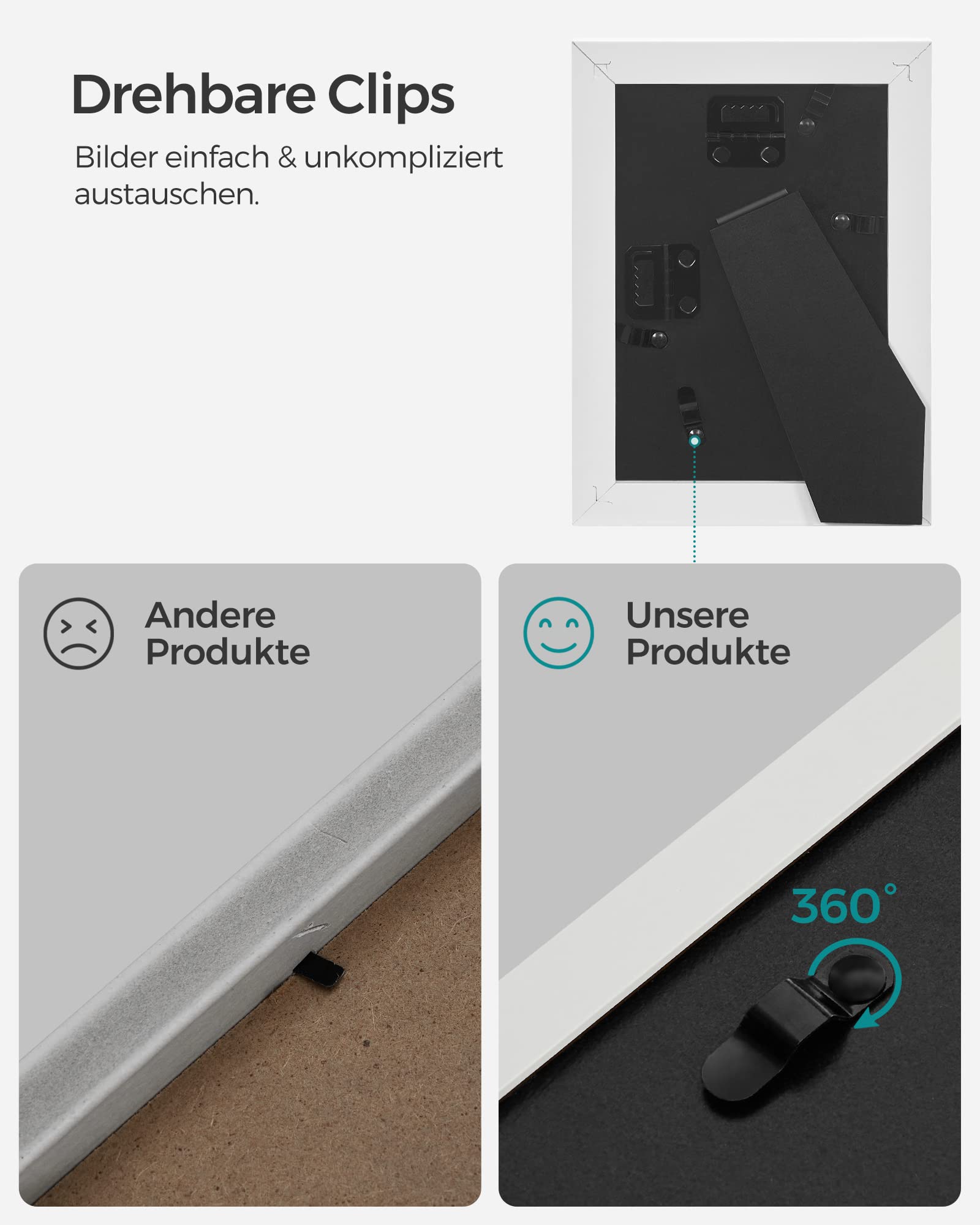 songmics-rpf35wt-bilderrahmen-set-5er-10x15-cm-wei-mit-glas image 6