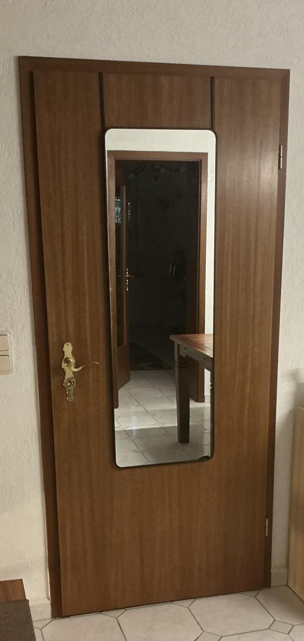 Sehr klares Spiegelbild
