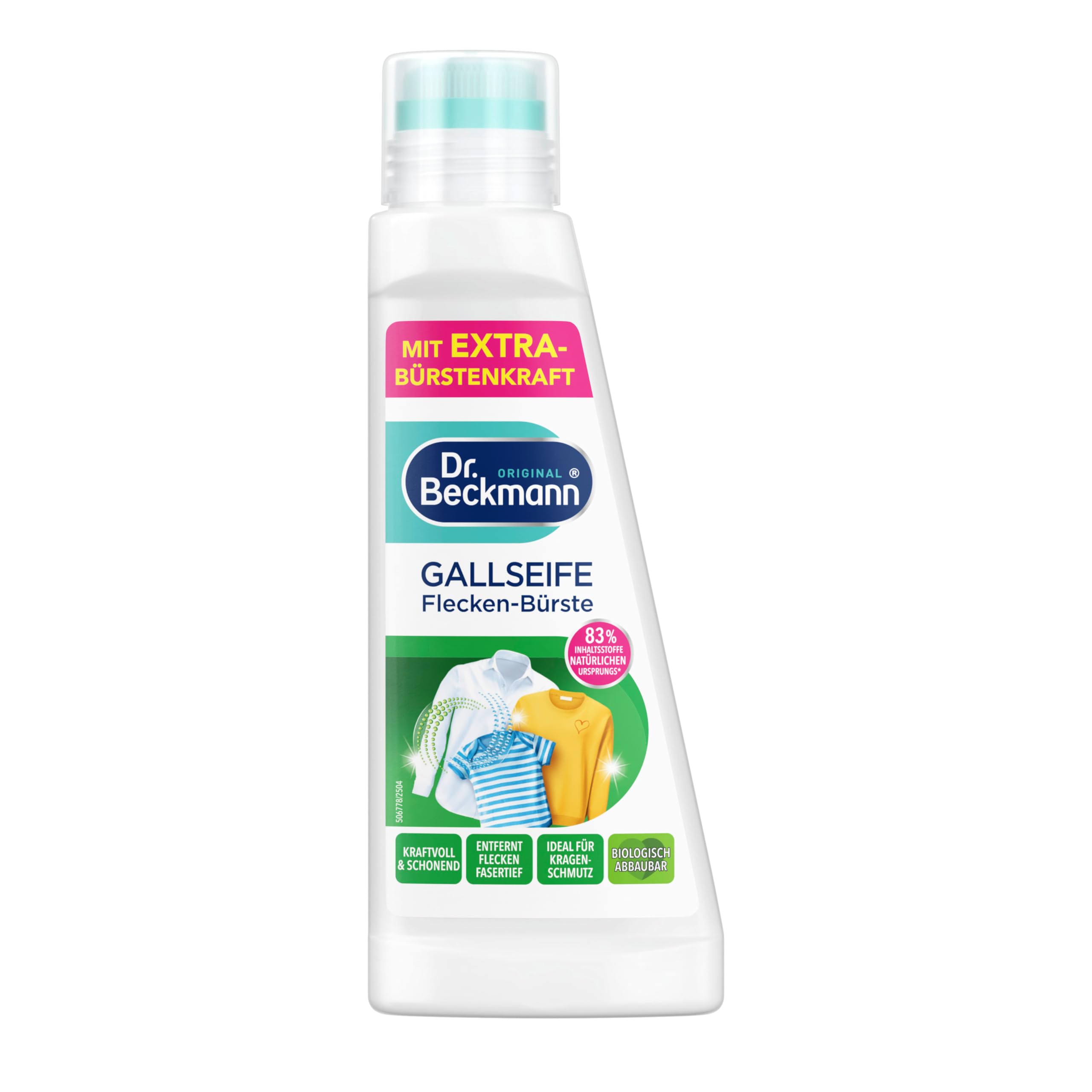dr-beckmann-gallseife-flecken-b-rste-250-ml-3-fach-aktiv-mit-integrierter-b-rste image 1