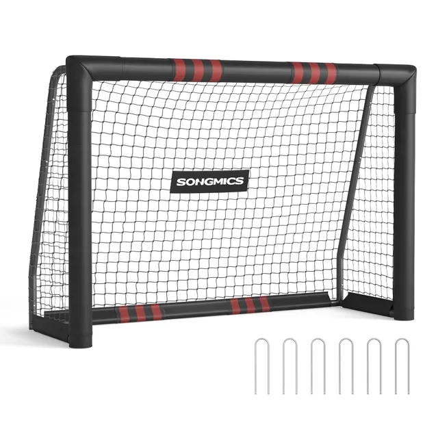 songmics-fu-balltor-outdoor-stahlrohre-pe-netz-garten-strand-3 image 1