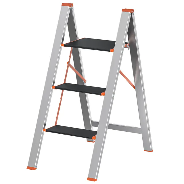 songmics-glt023b01-trittleiter-3-stufen-klappbar-silbern image 1