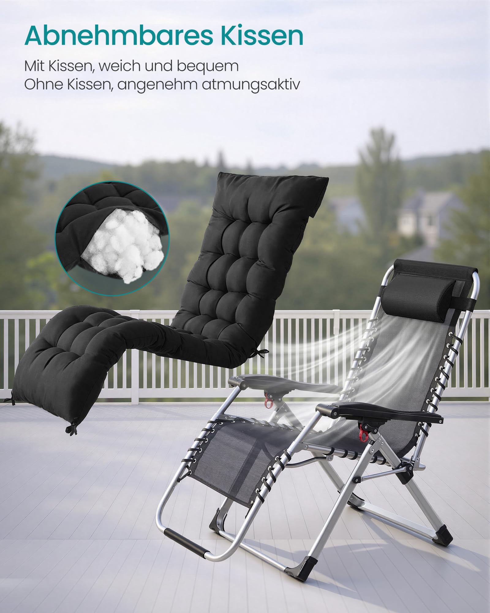 songmics-sonnenliege-klappbar-relaxliege-110-kg-schwarz-glb040bz02 image 7