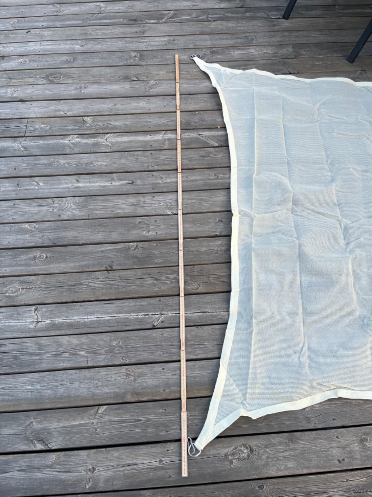 Endlich Schatten auf dem Balkon