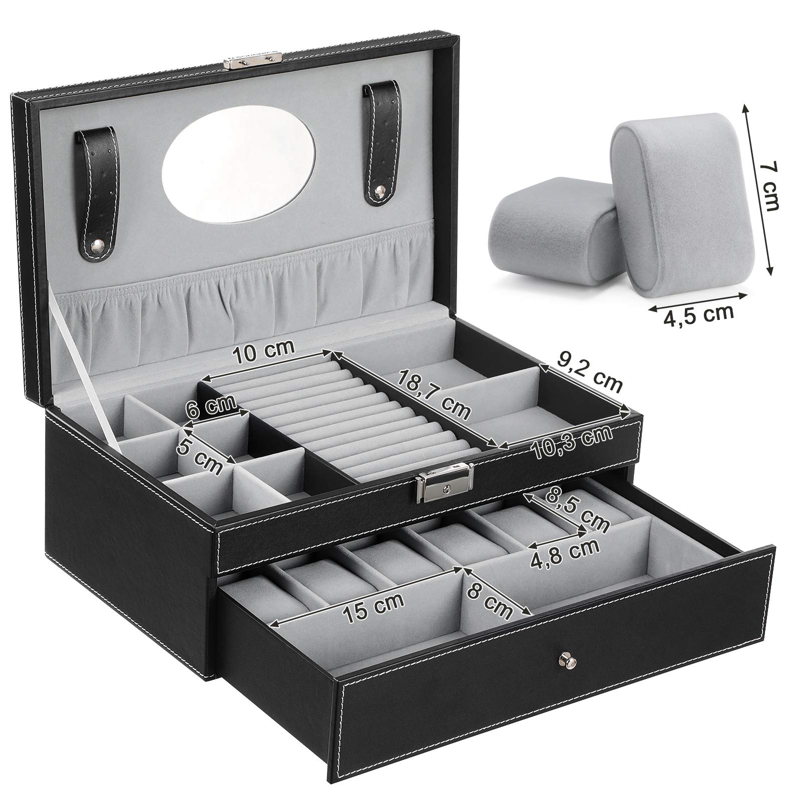 songmics-uhrenbox-jwb11b-schmuckk-stchen-f-r-6-uhren-mit-schublade image 6