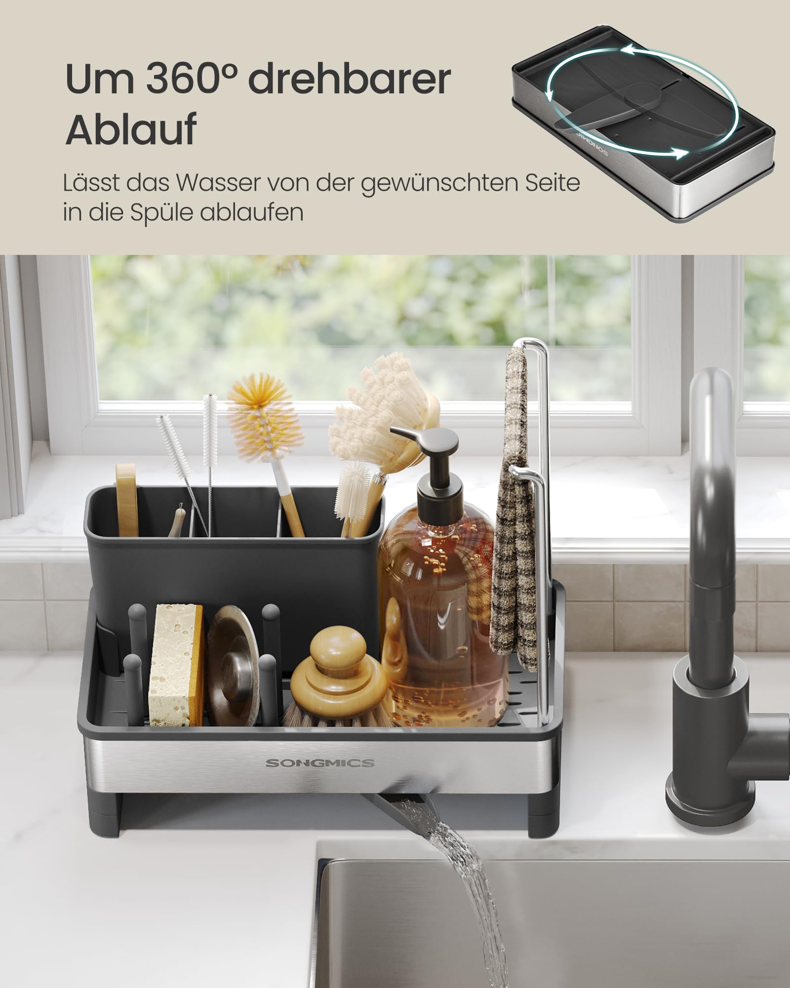 songmics-sp-lbecken-organizer-kcs555bh01-edelstahl-12-7-x-24-7-x-23-cm image 3
